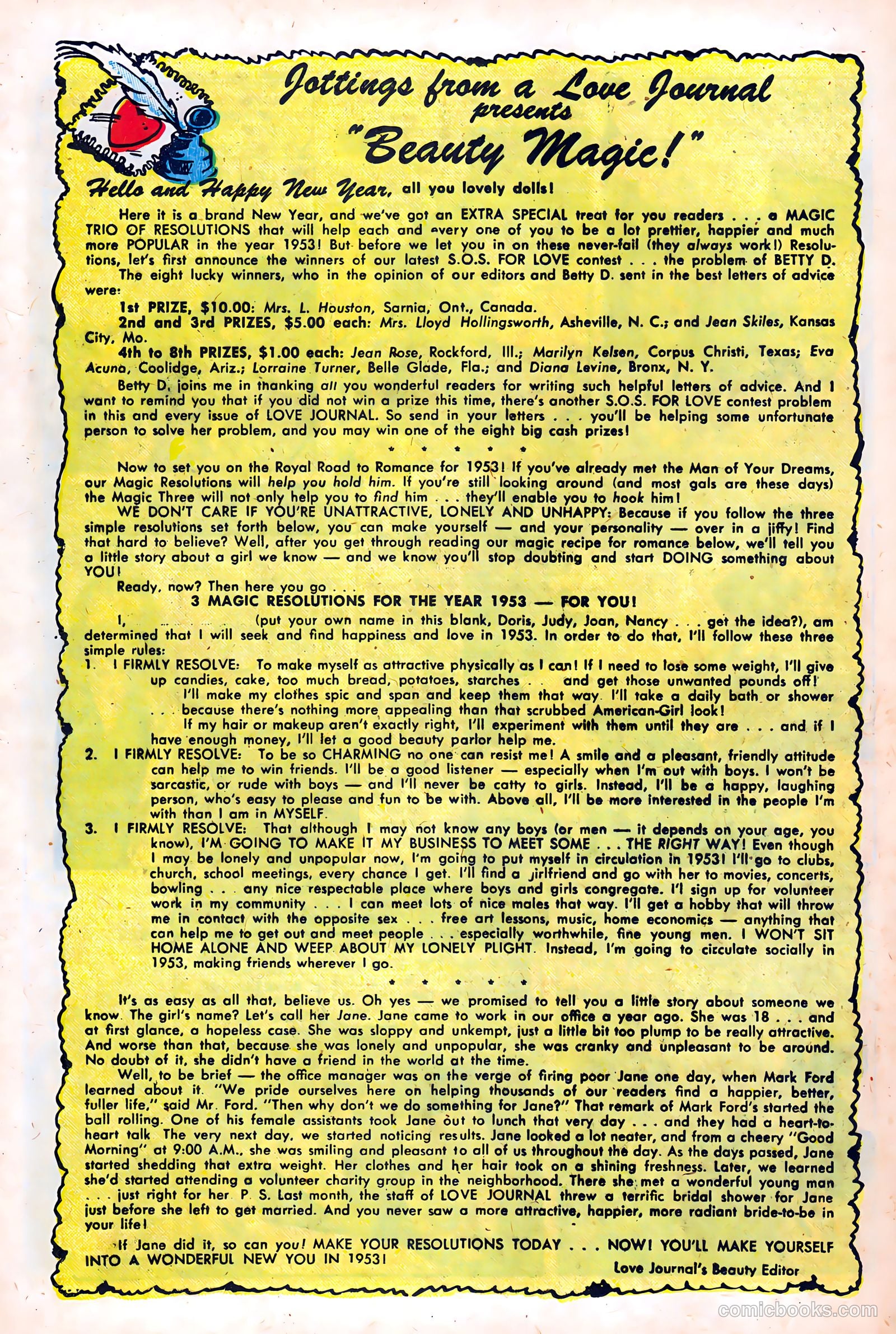 Love Journal #17 (1953) — page 22 of 36