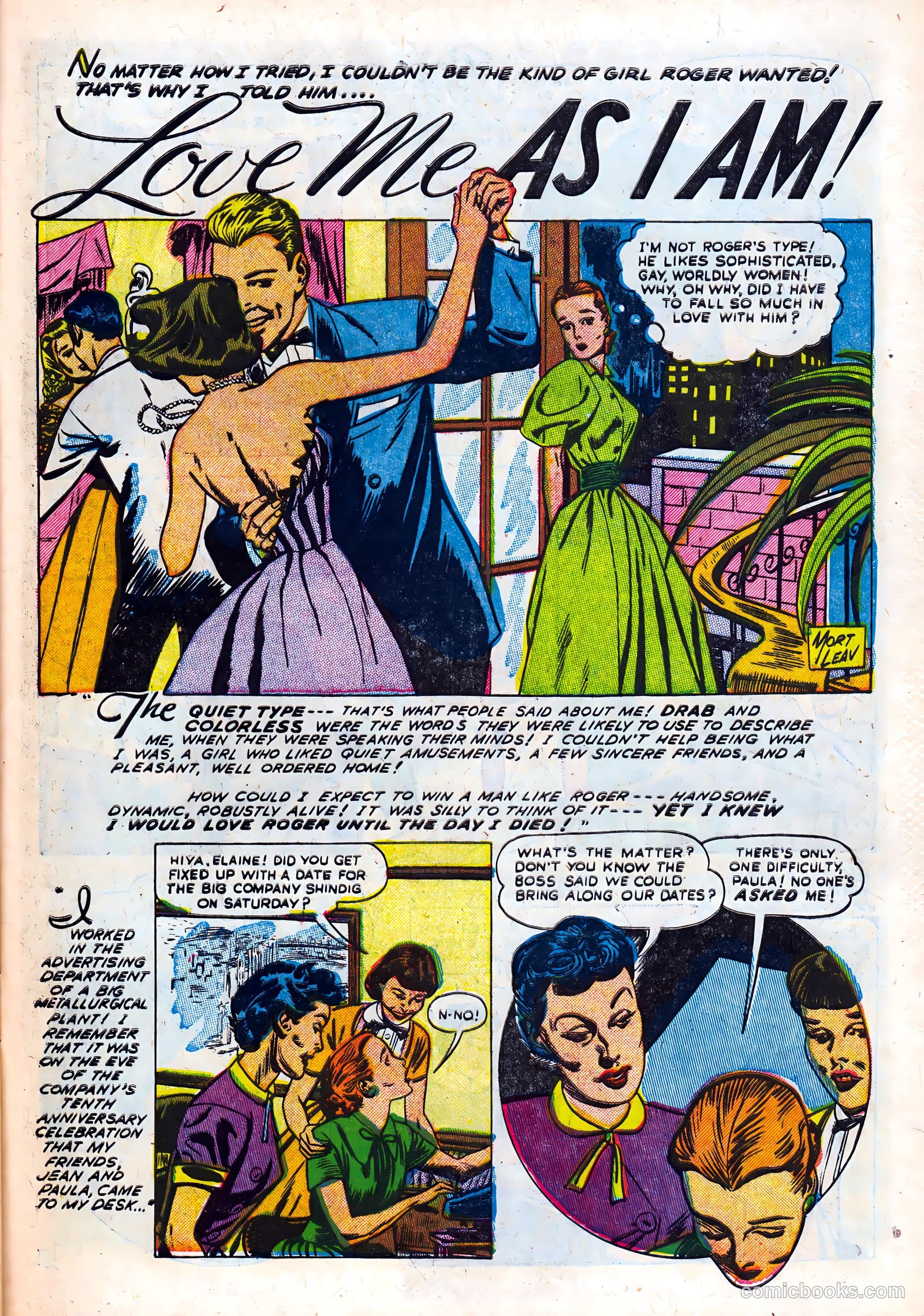 Love Journal #17 (1953) — page 27 of 36