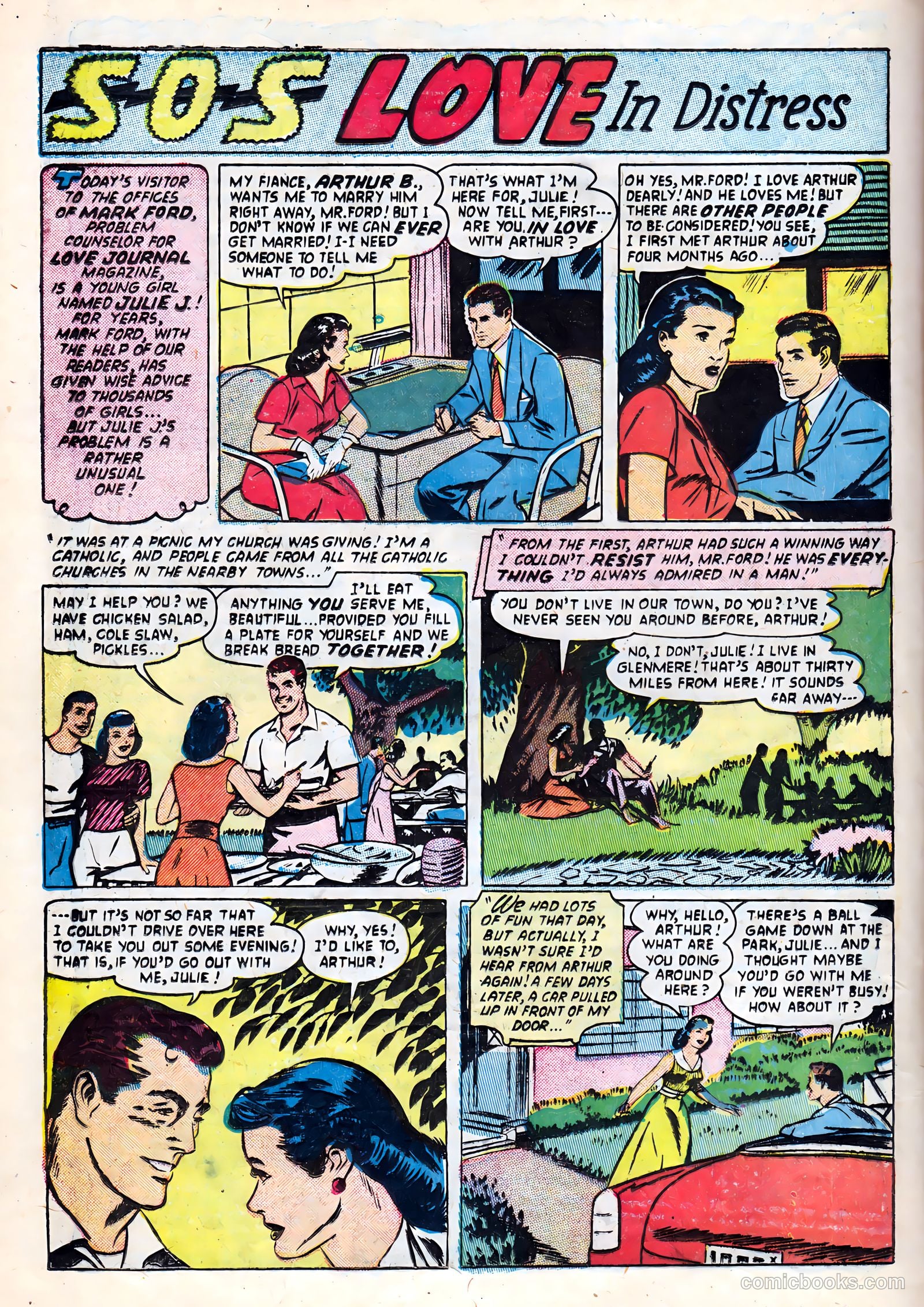 Love Journal #20 (1953) — page 22 of 36