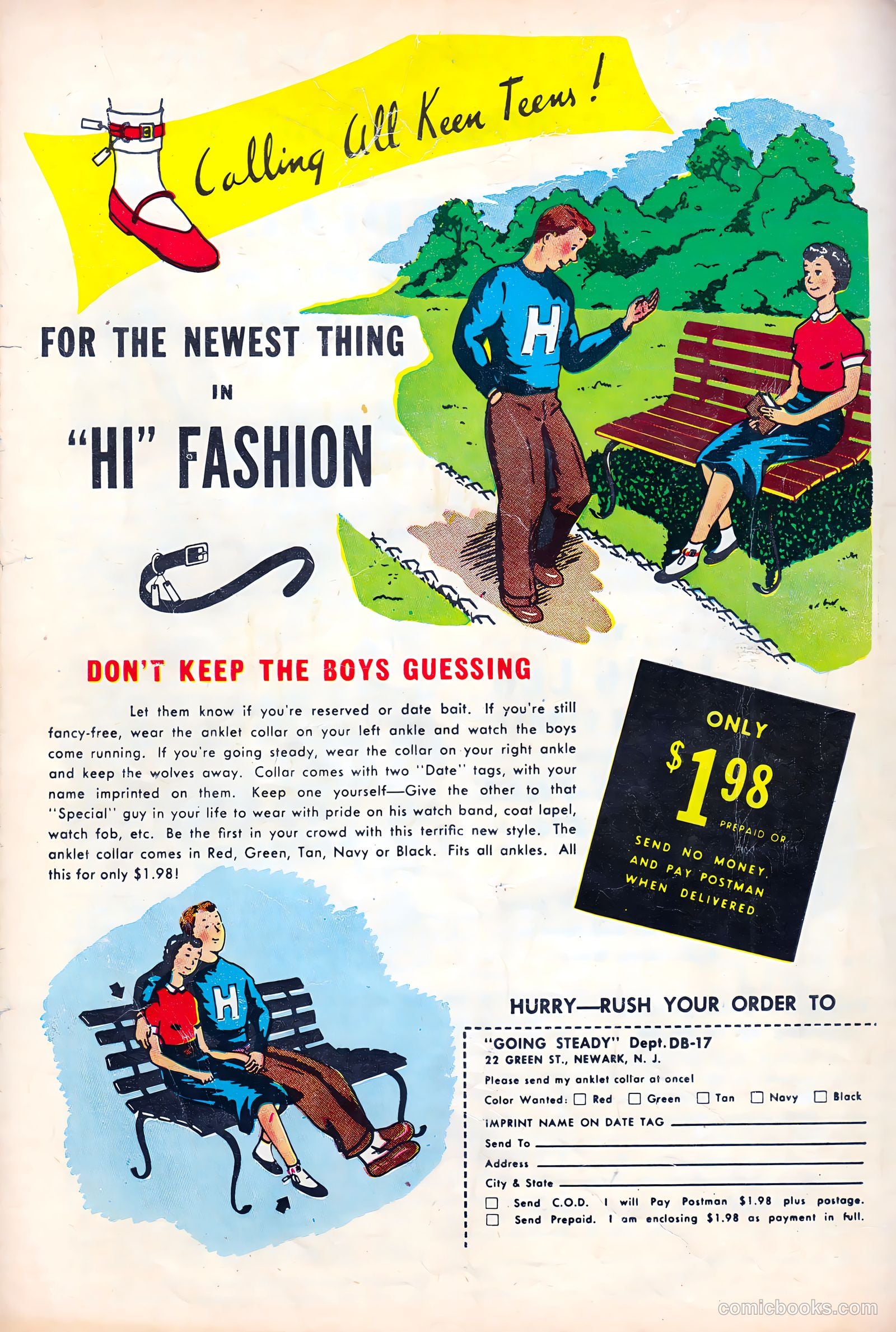 Love Journal #20 (1953) — page 36 of 36