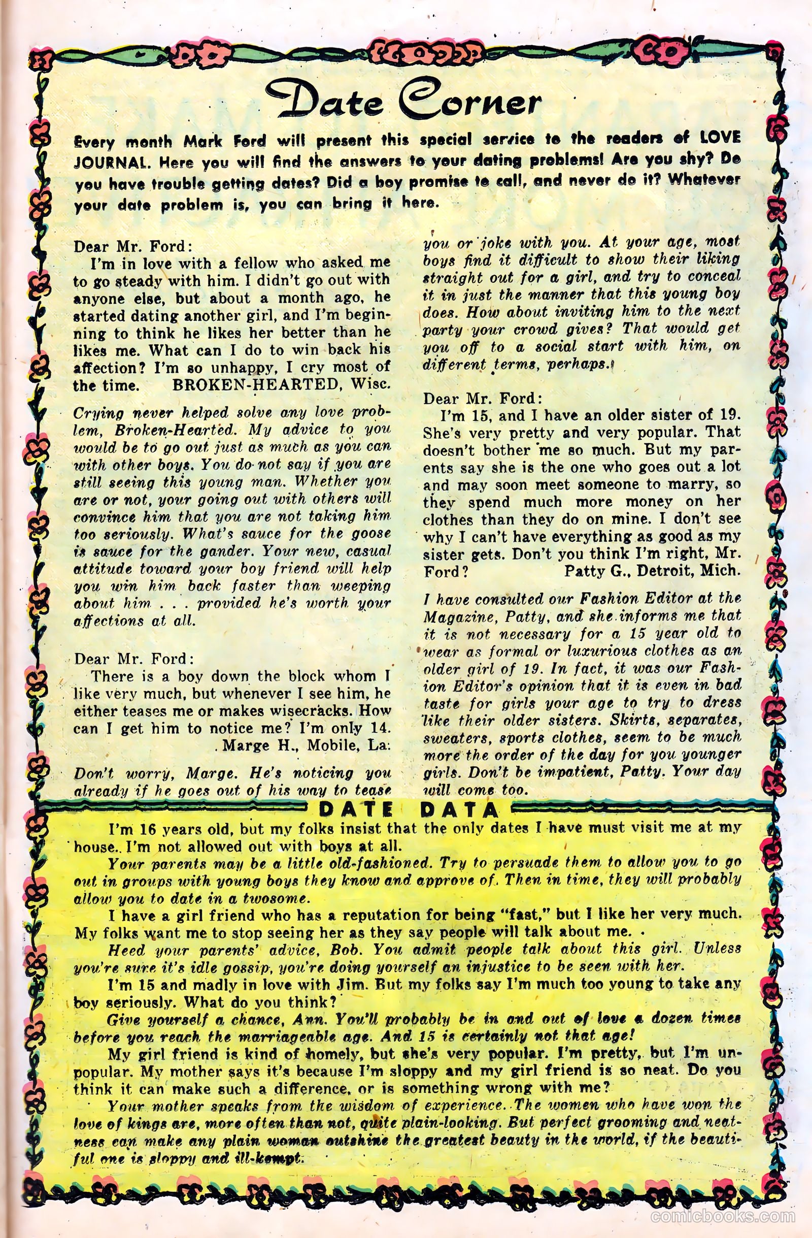 Love Journal #21 (1953) — page 25 of 36