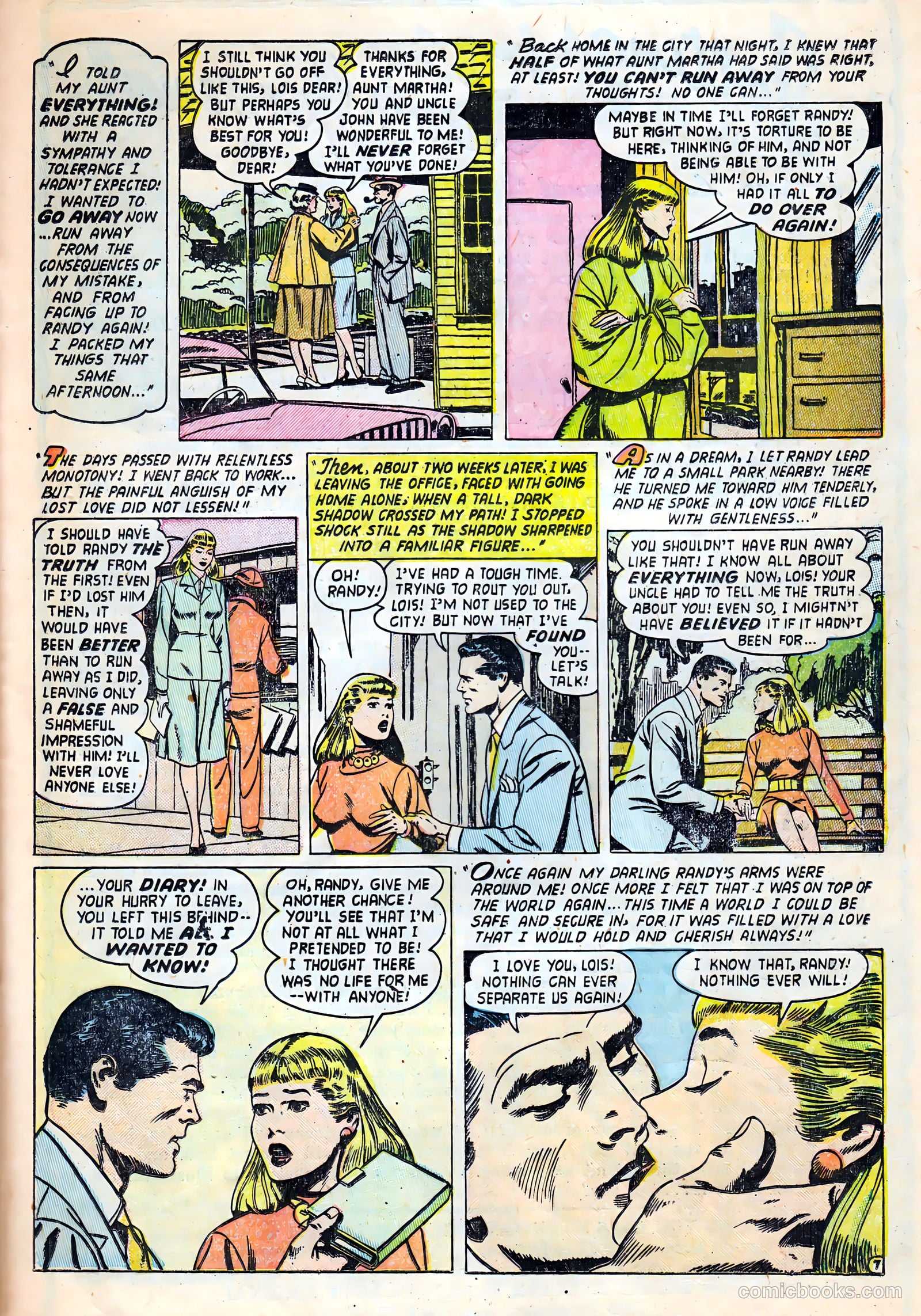 Love Journal #22 (1954) — page 21 of 36