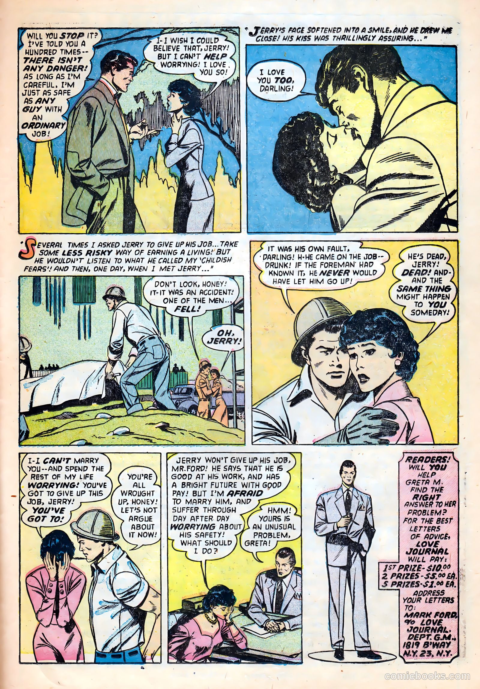 Love Journal #22 (1954) — page 25 of 36