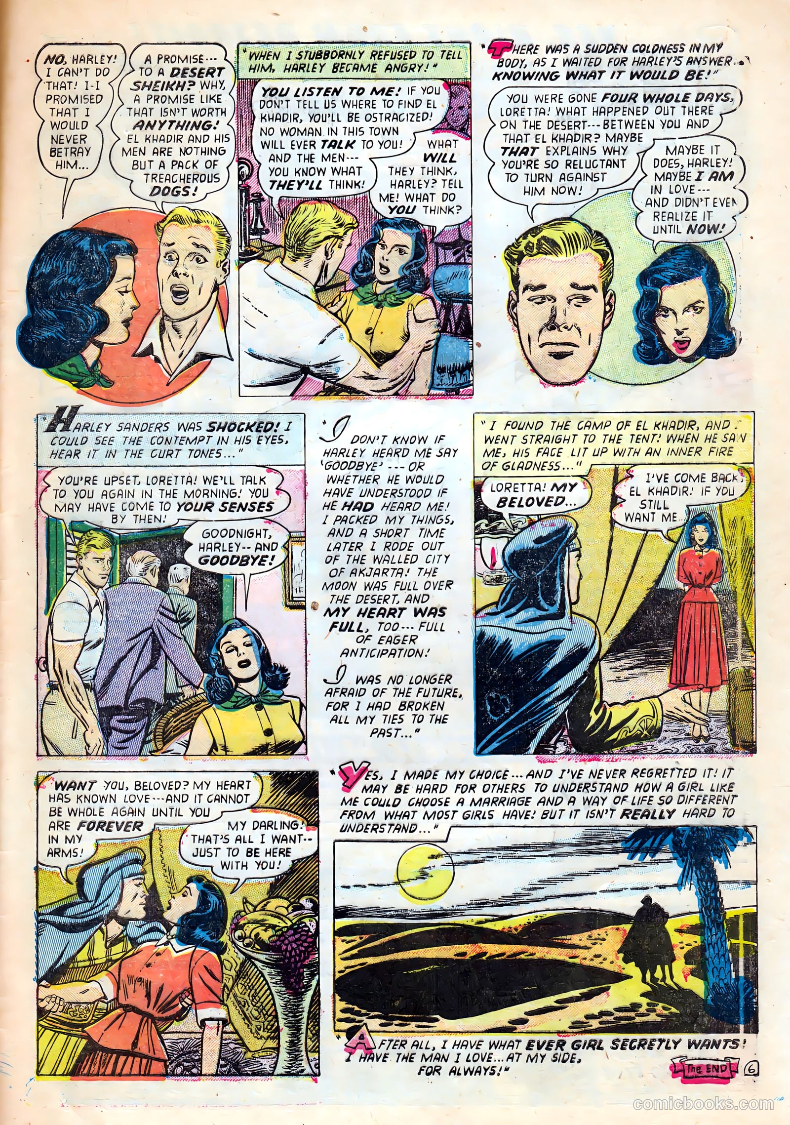 Love Journal #22 (1954) — page 33 of 36