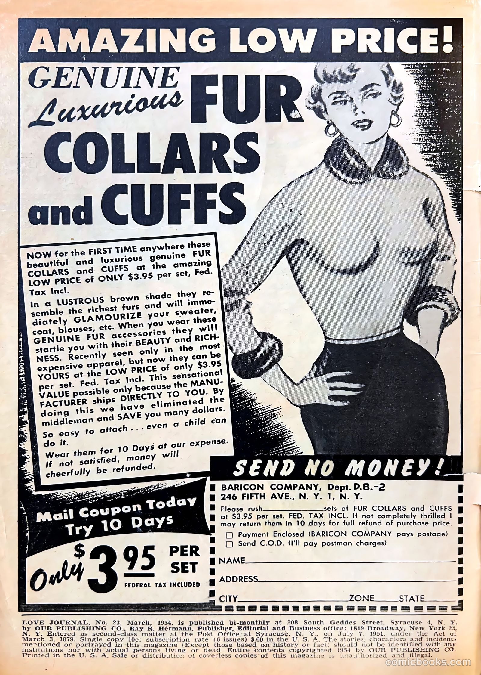 Love Journal #23 (1954) — page 2 of 36