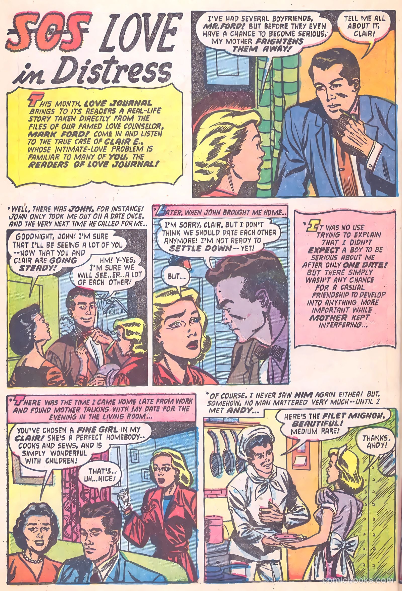 Love Journal #24 (1954) — page 25 of 37
