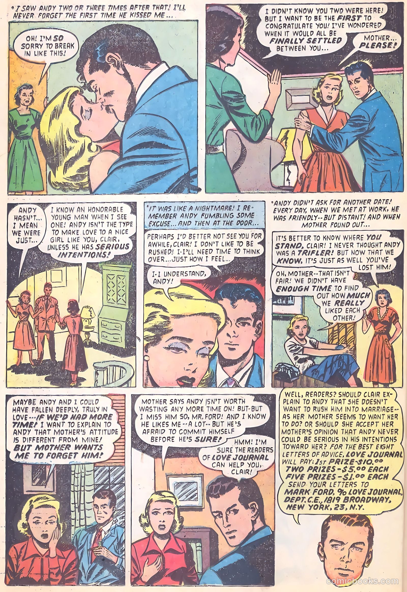 Love Journal #24 (1954) — page 27 of 37