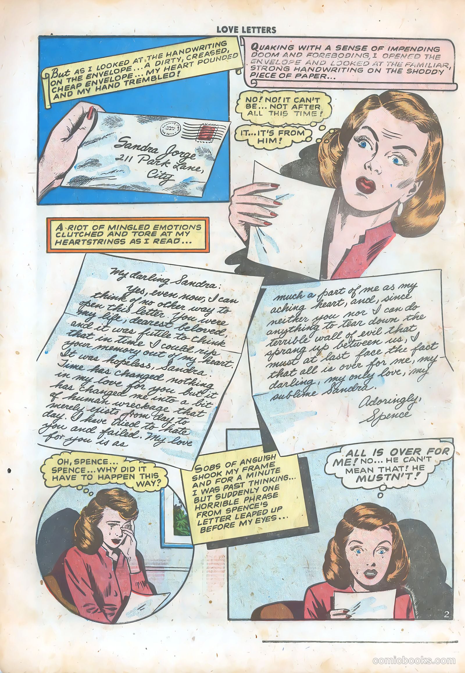 Love Letters #1 (1949) — page 4 of 36