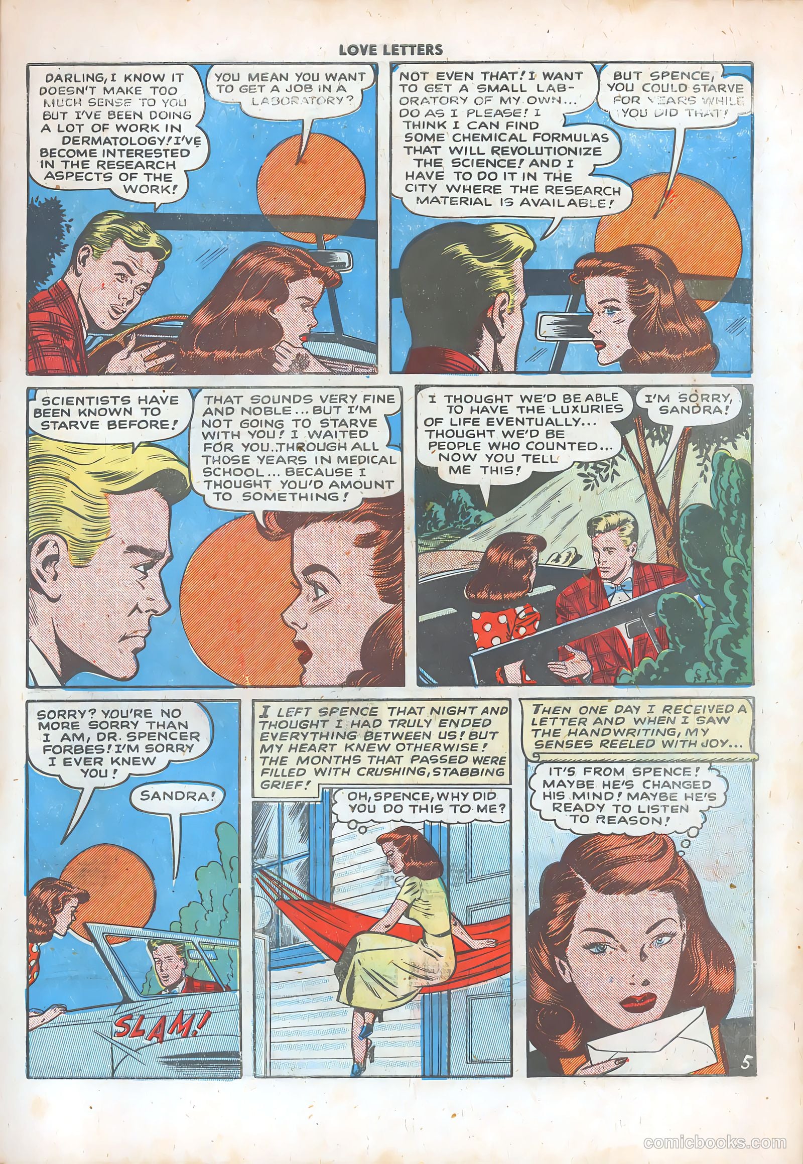 Love Letters #1 (1949) — page 7 of 36