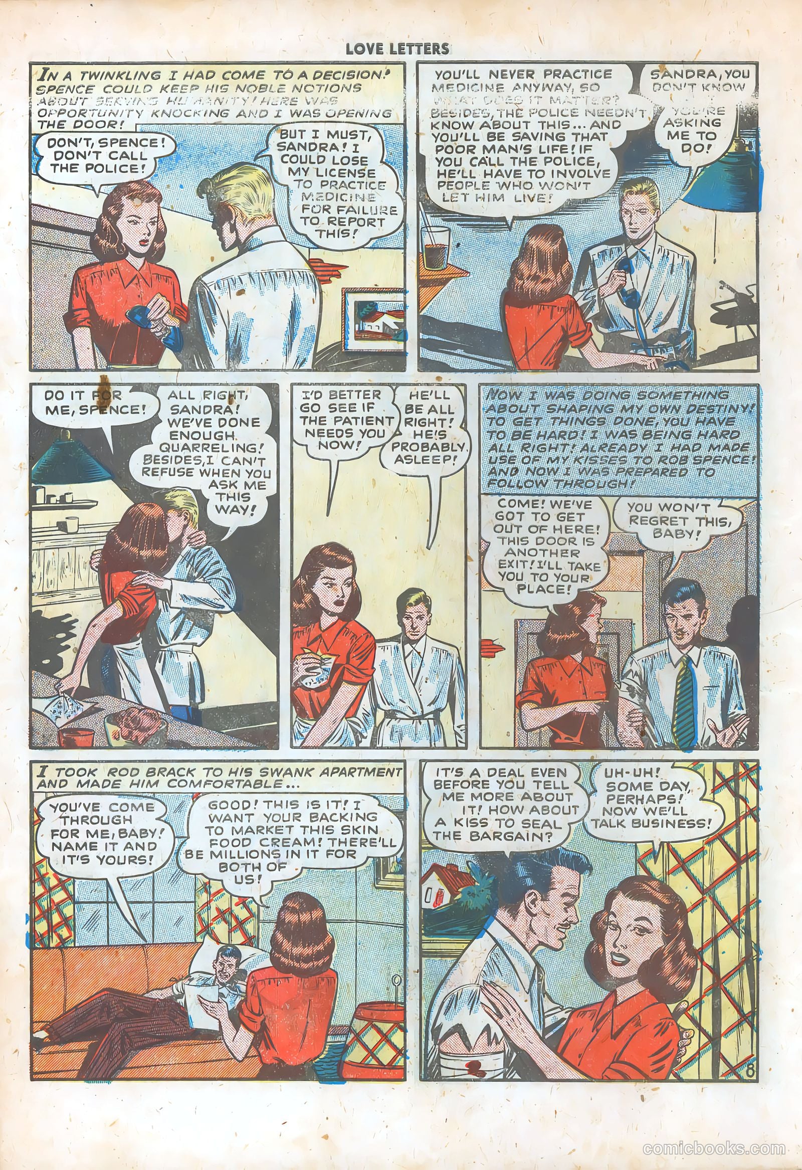 Love Letters #1 (1949) — page 10 of 36