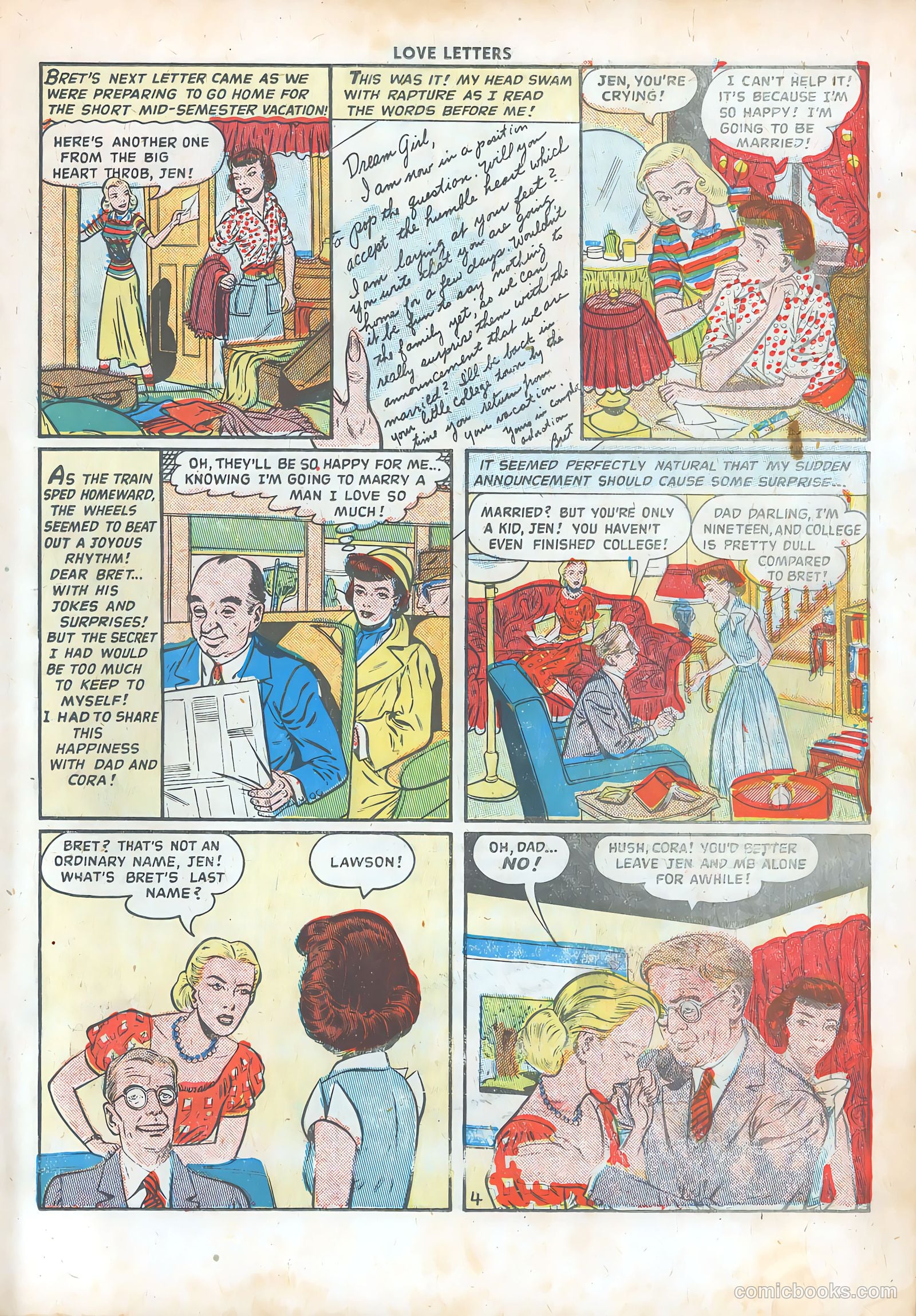 Love Letters #1 (1949) — page 15 of 36