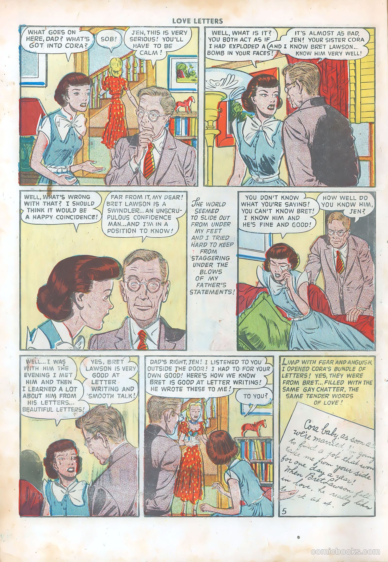 Love Letters #1 (1949) — page 16 of 36