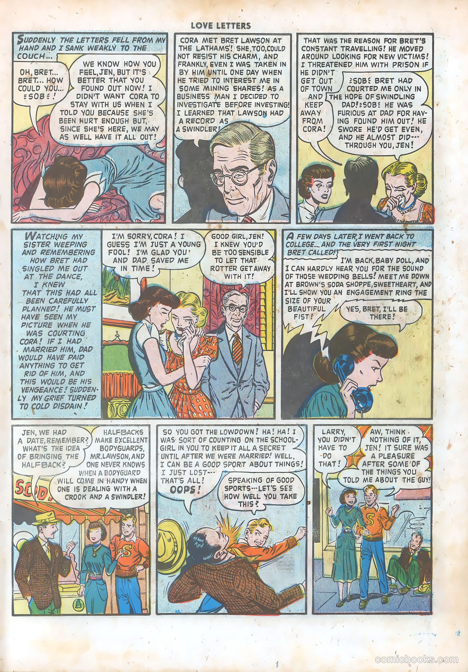 Love Letters #1 (1949) — page 17 of 36