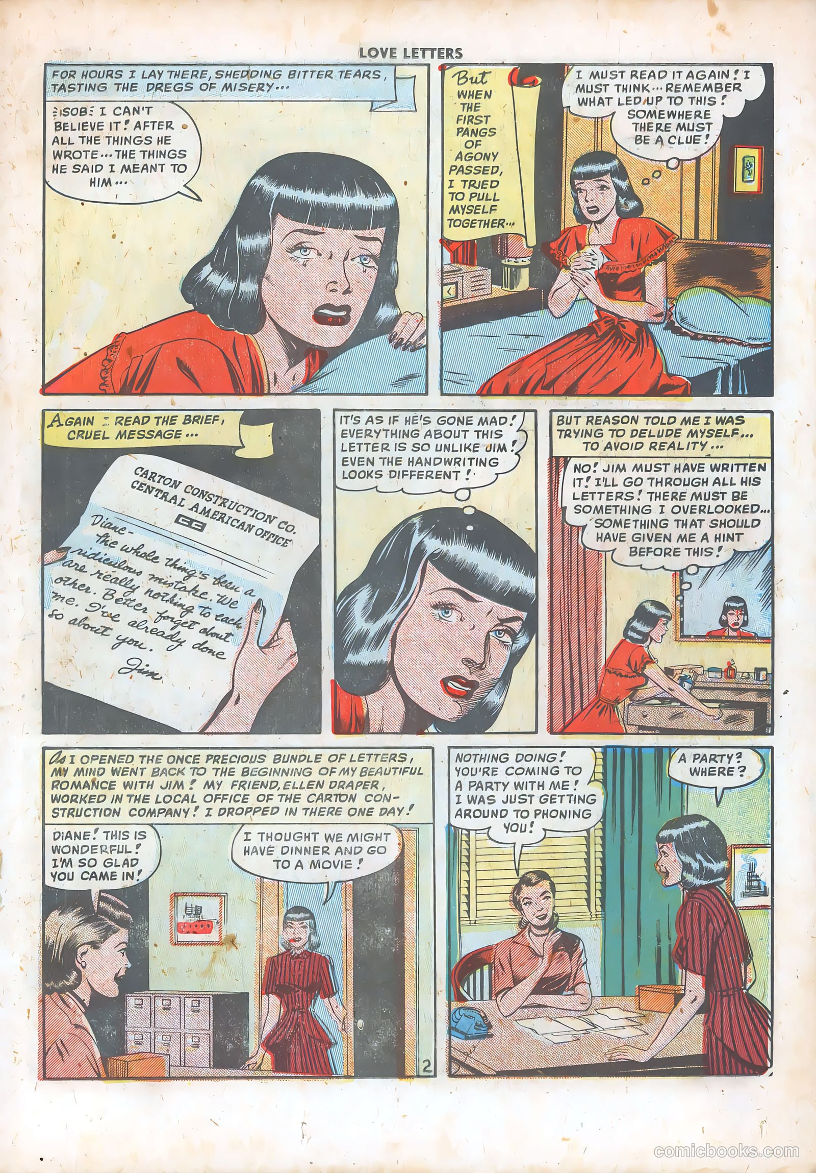 Love Letters #1 (1949) — page 19 of 36