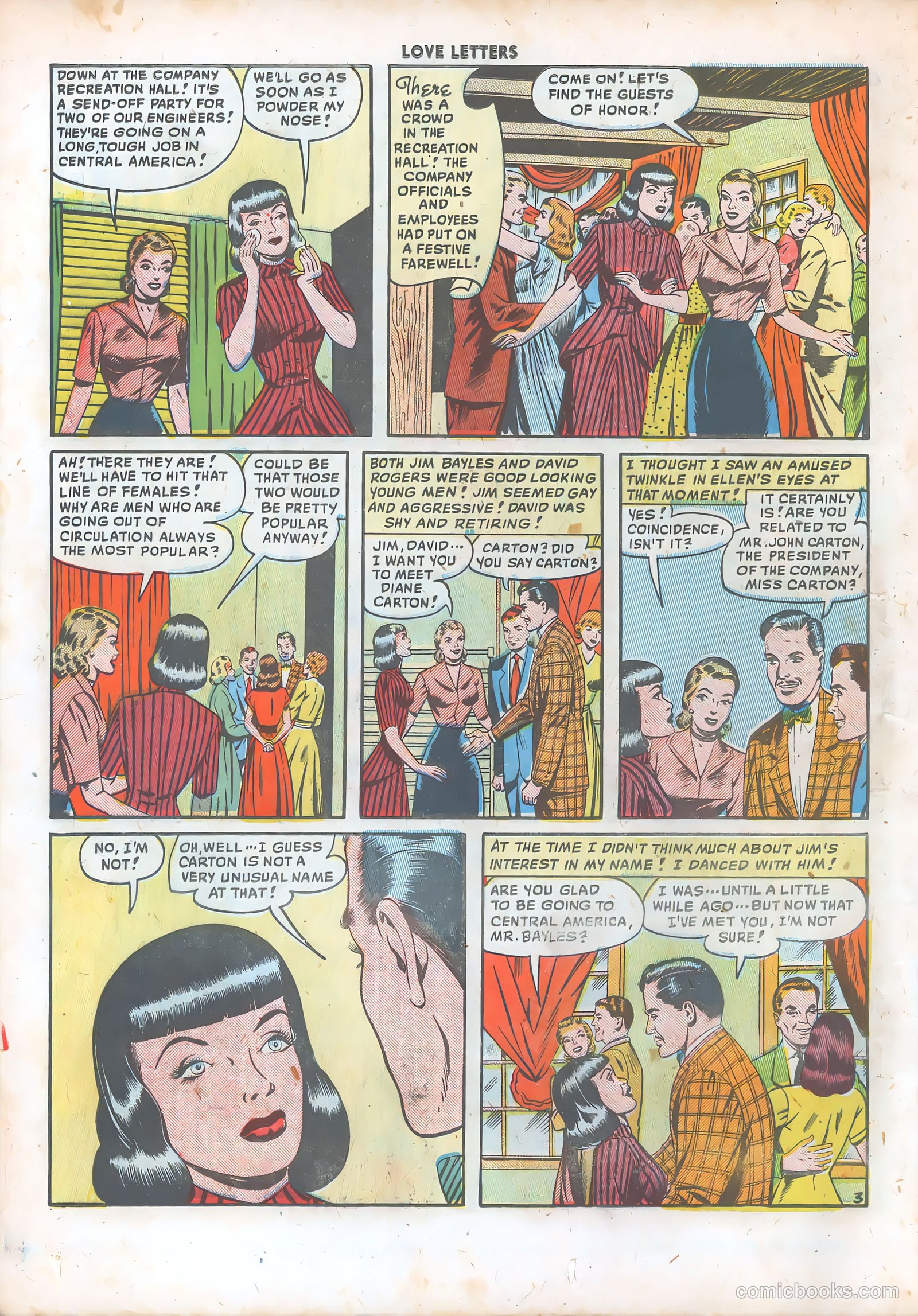 Love Letters #1 (1949) — page 20 of 36