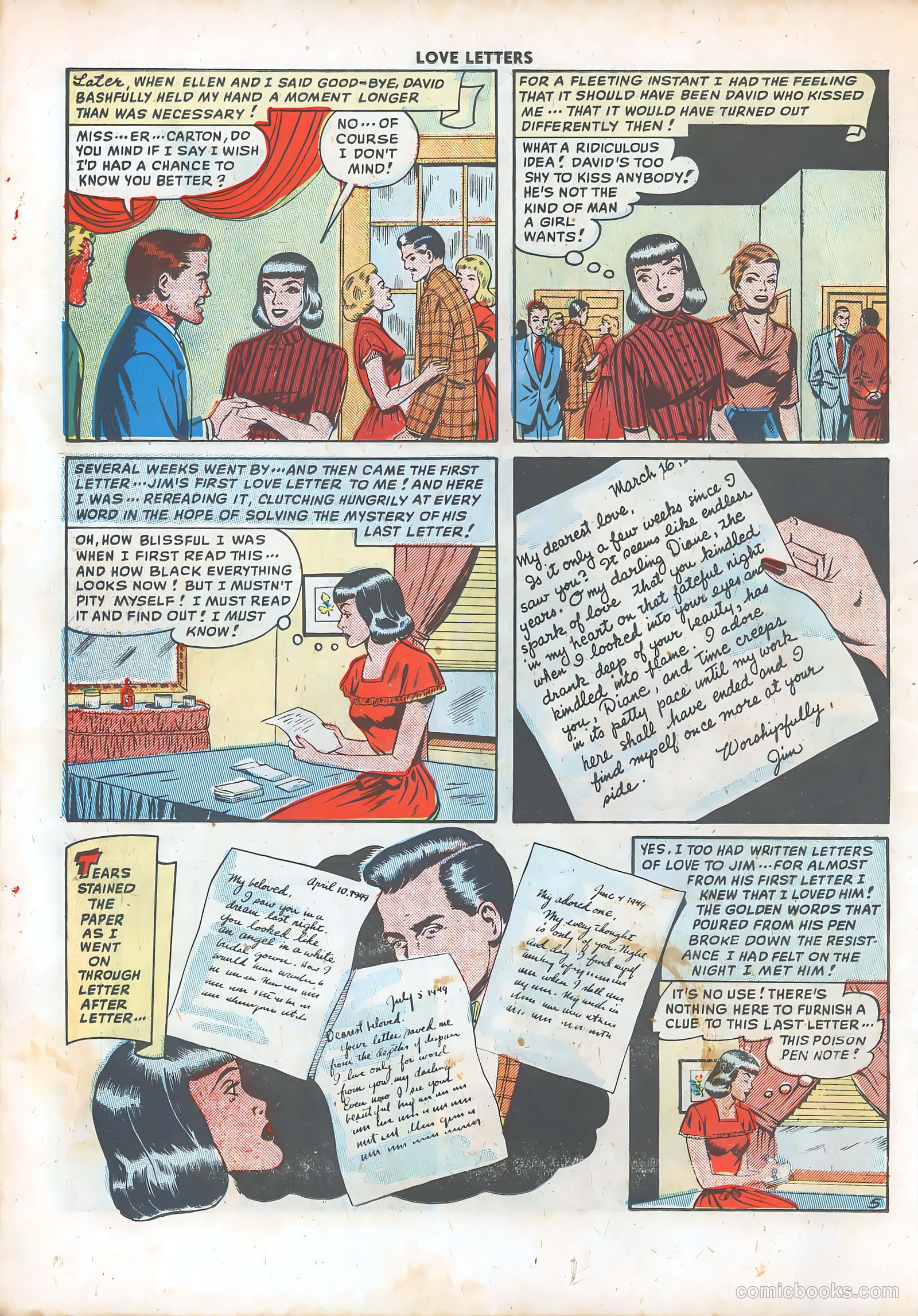 Love Letters #1 (1949) — page 22 of 36