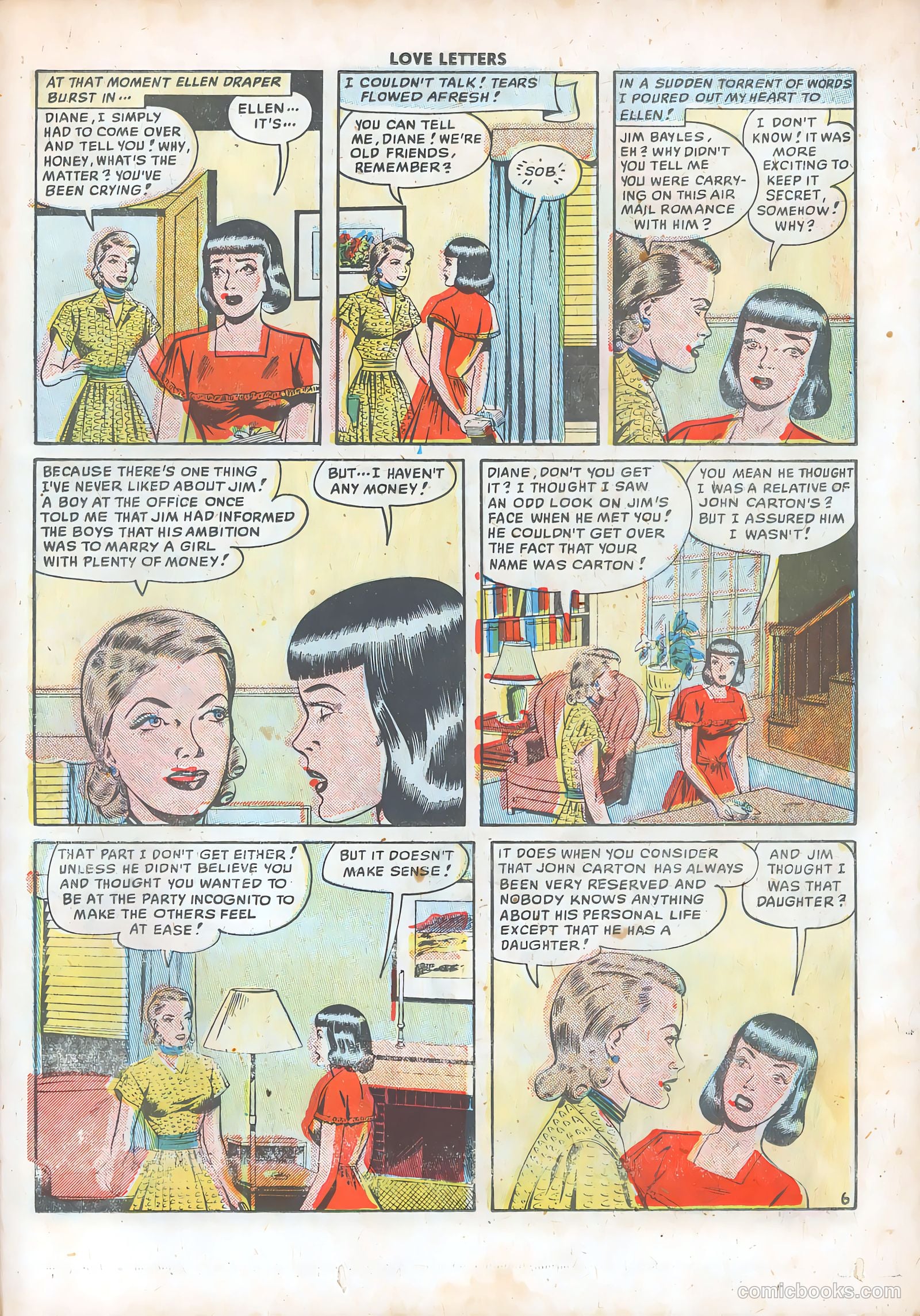 Love Letters #1 (1949) — page 23 of 36