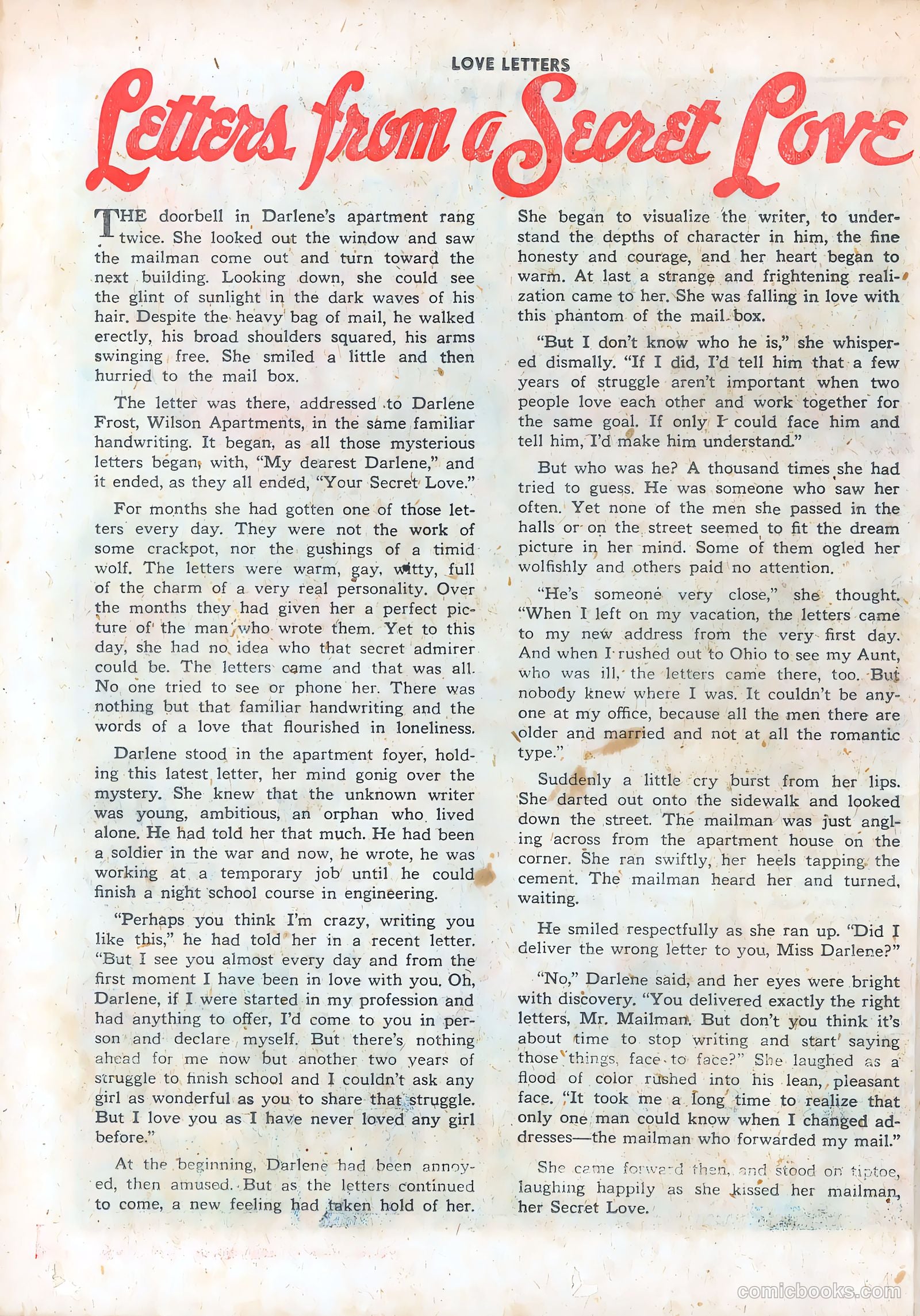 Love Letters #1 (1949) — page 26 of 36