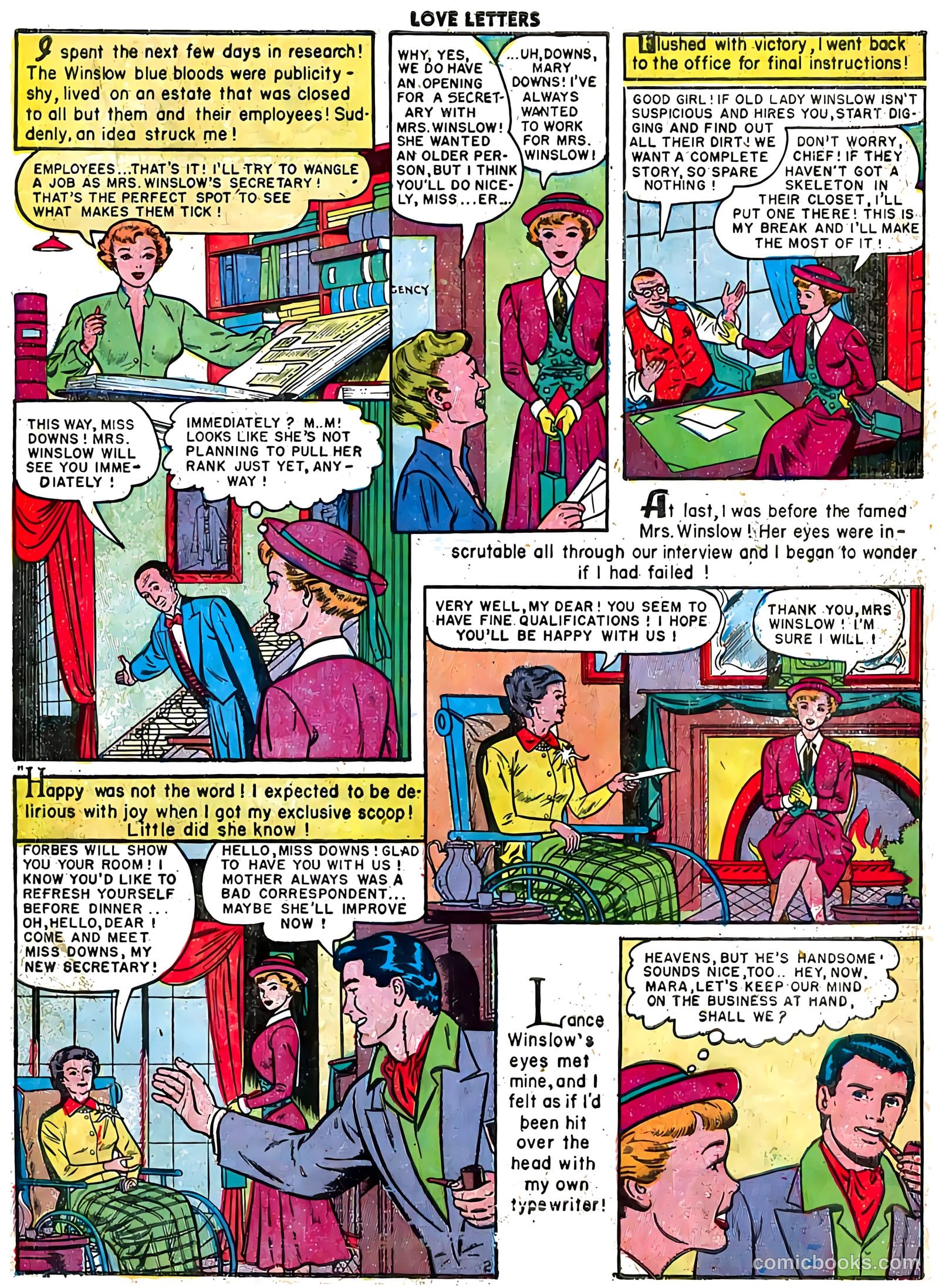 Love Letters #10 (1951) — page 26 of 47