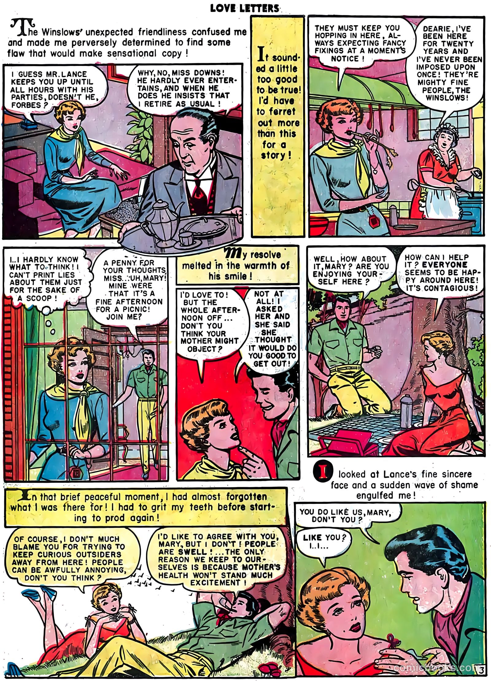 Love Letters #10 (1951) — page 27 of 47
