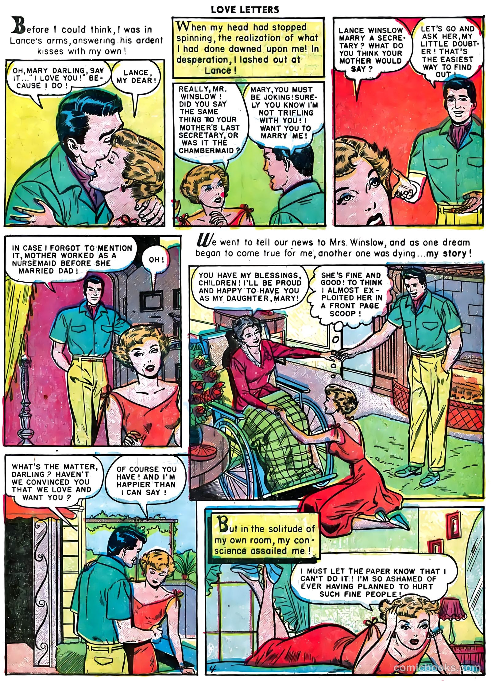 Love Letters #10 (1951) — page 28 of 47