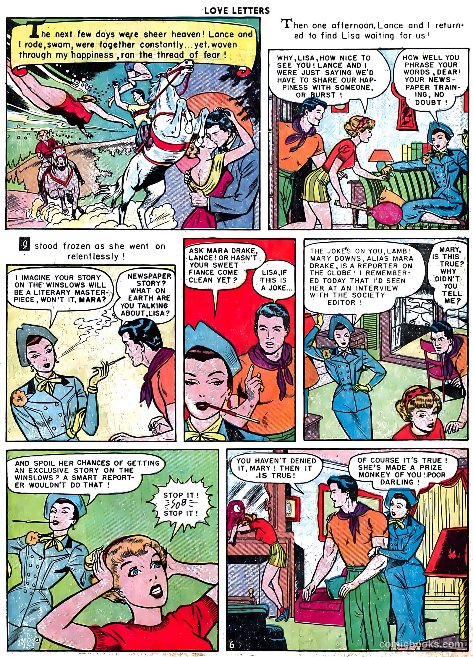 Love Letters #10 (1951) — page 30 of 47