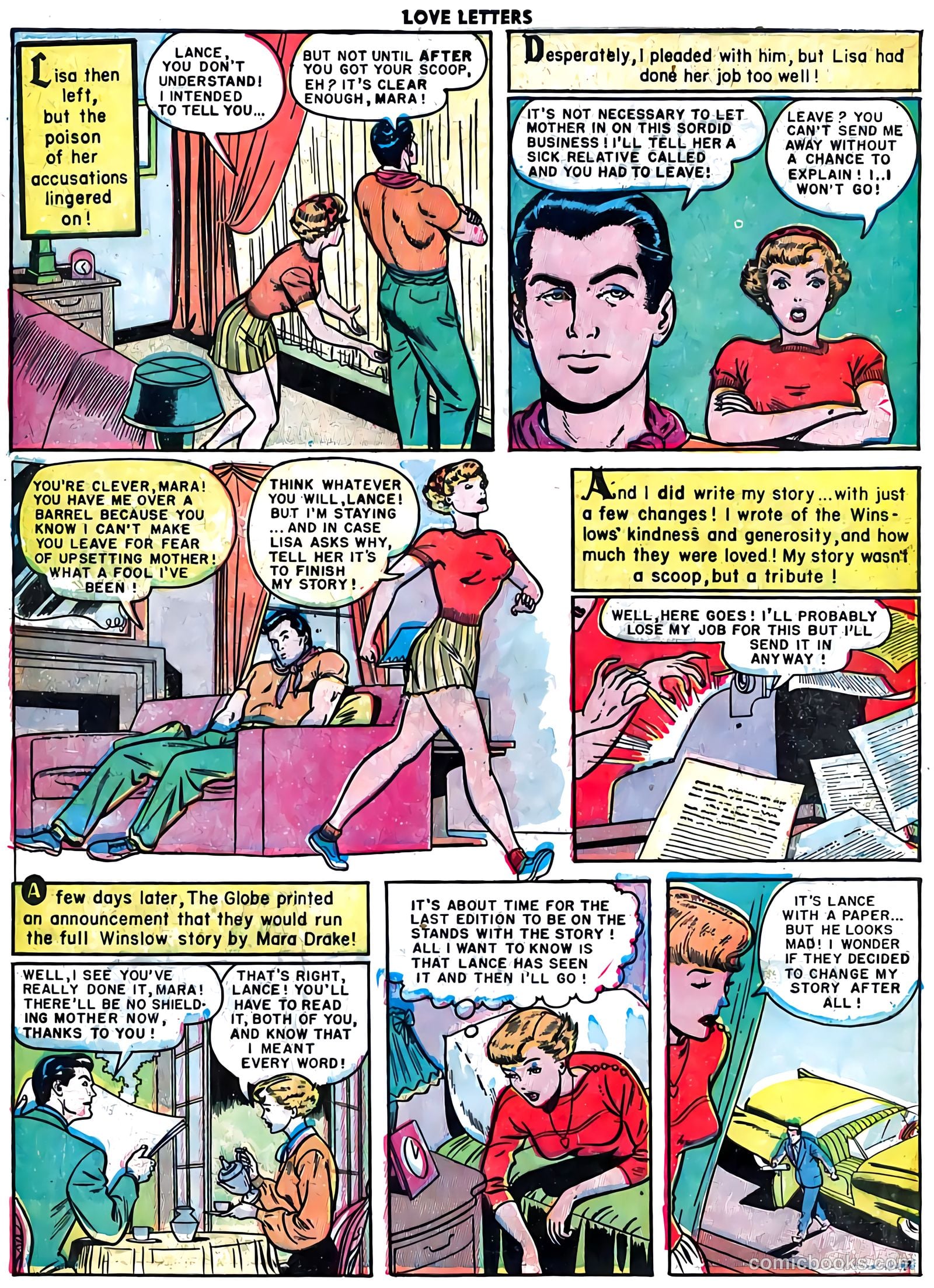 Love Letters #10 (1951) — page 31 of 47