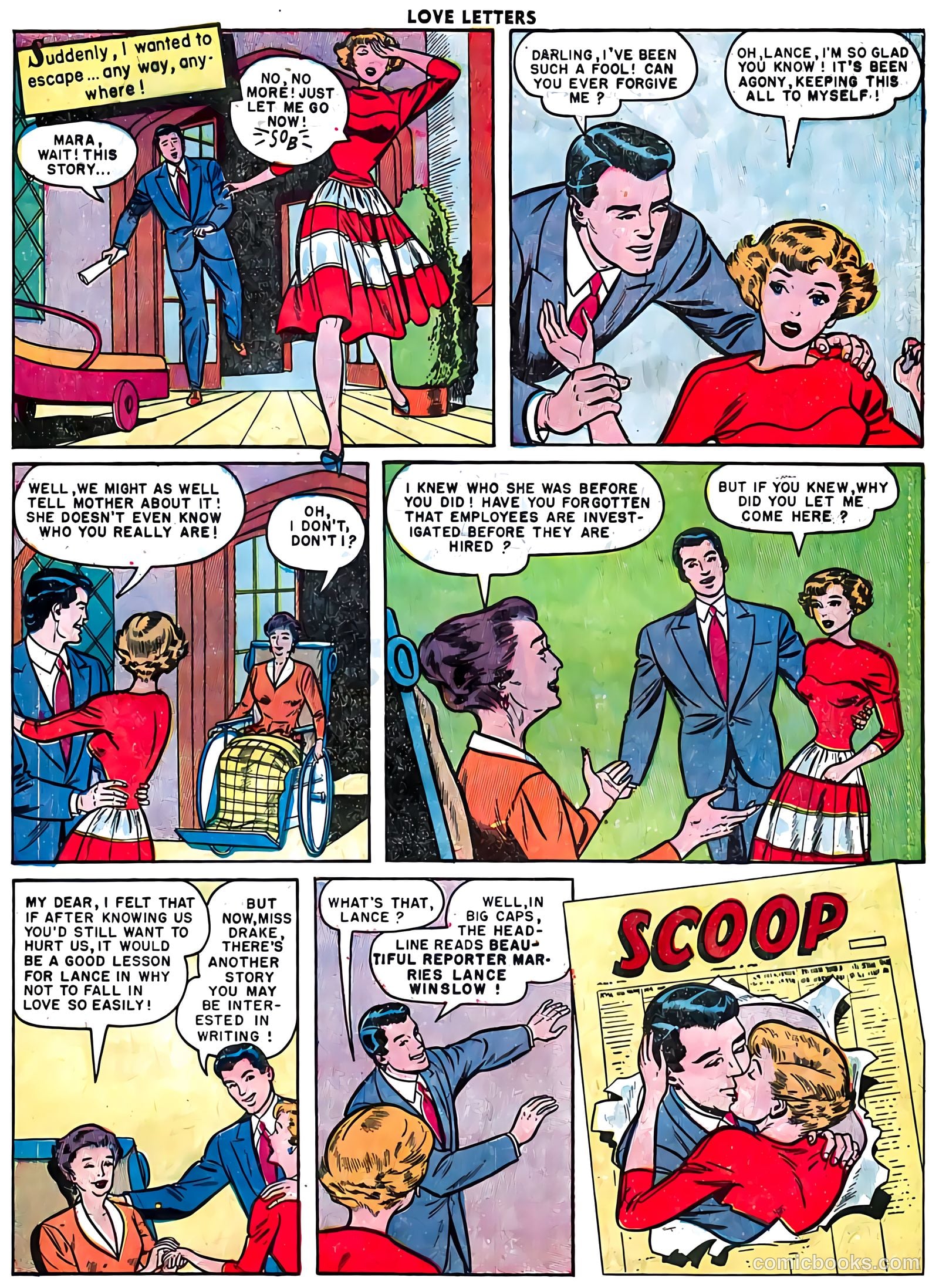 Love Letters #10 (1951) — page 32 of 47