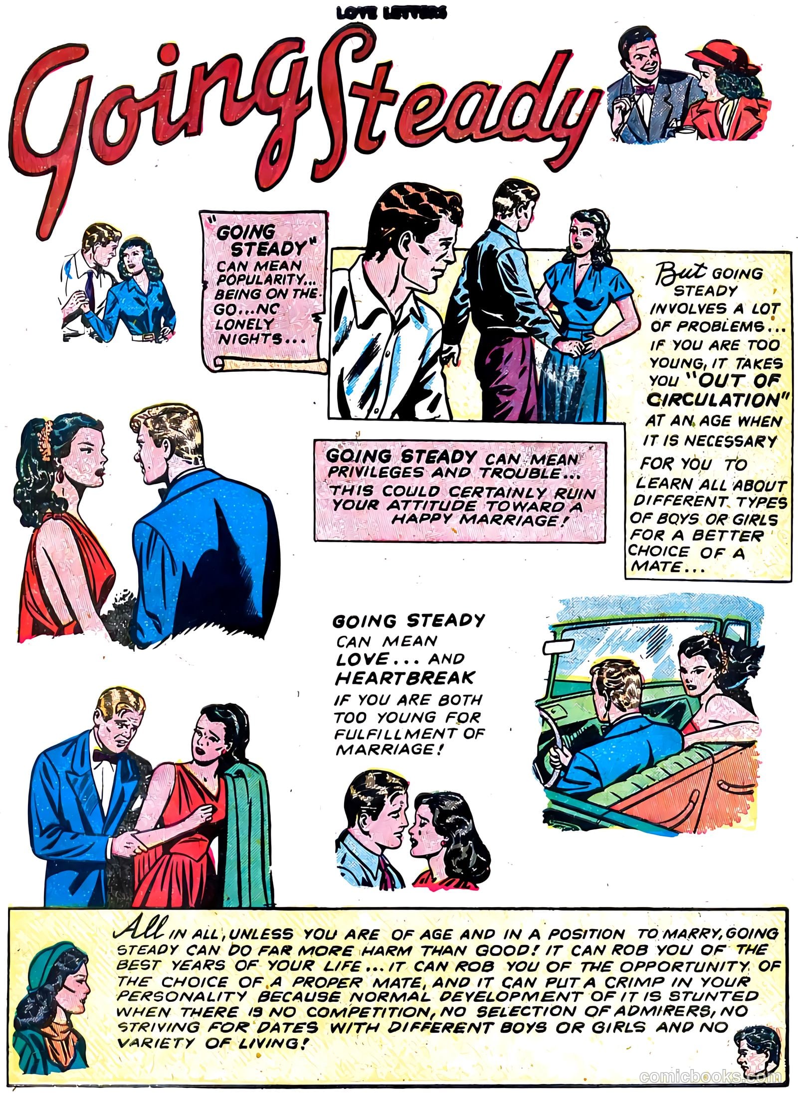Love Letters #10 (1951) — page 34 of 47
