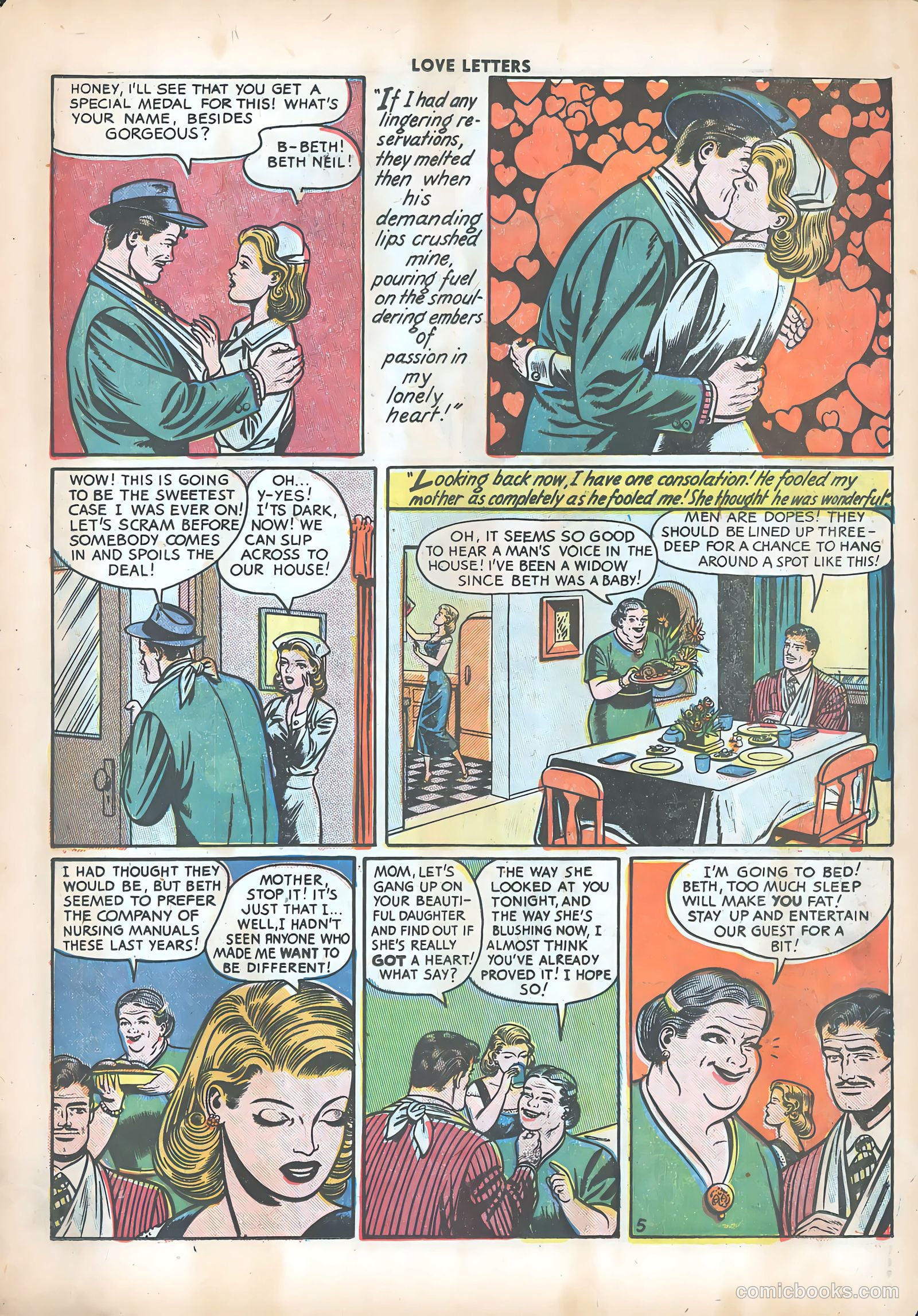 Love Letters #12 (1951) — page 7 of 36