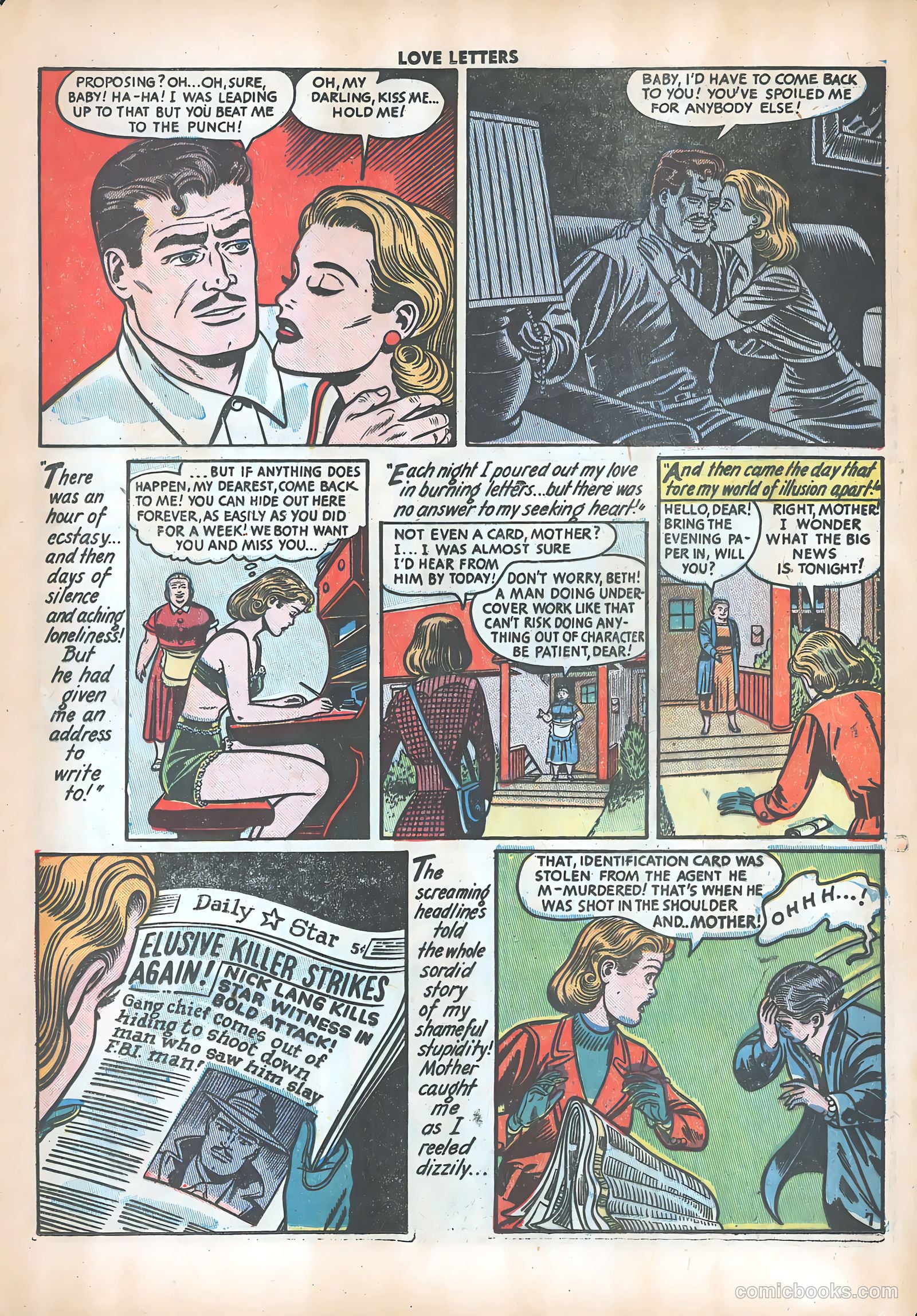 Love Letters #12 (1951) — page 9 of 36