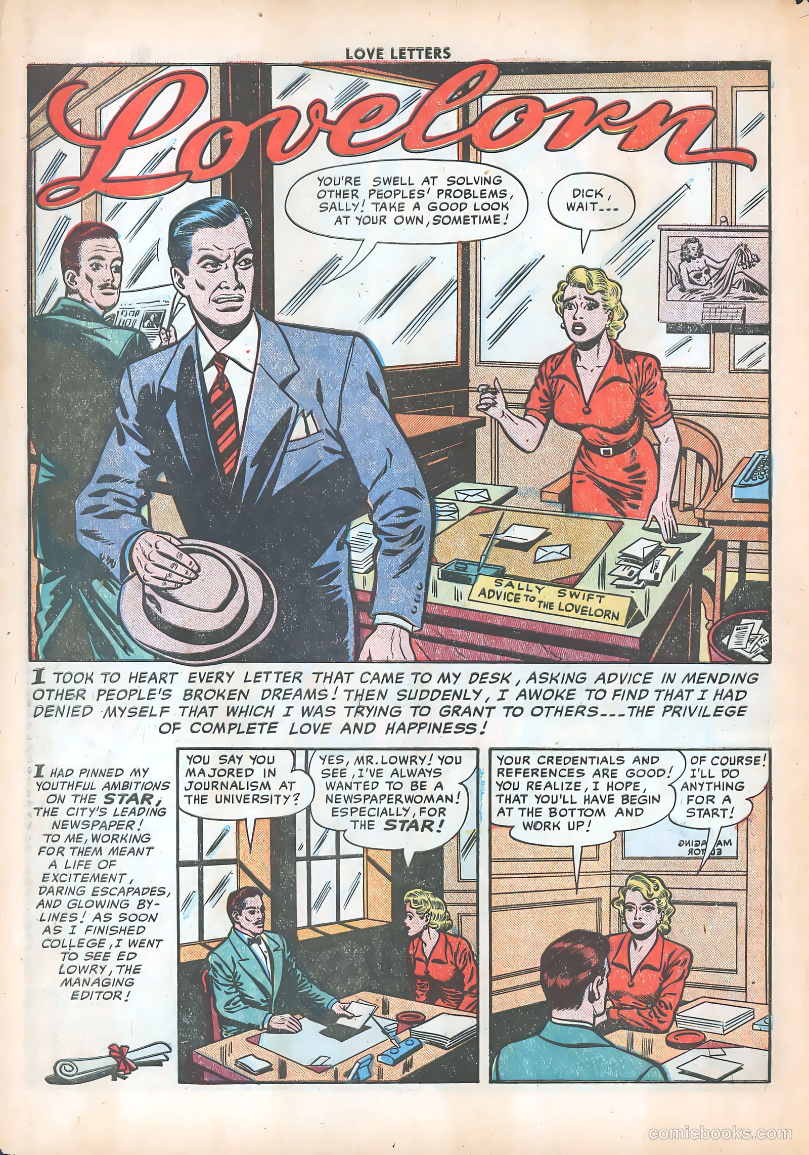 Love Letters #12 (1951) — page 18 of 36