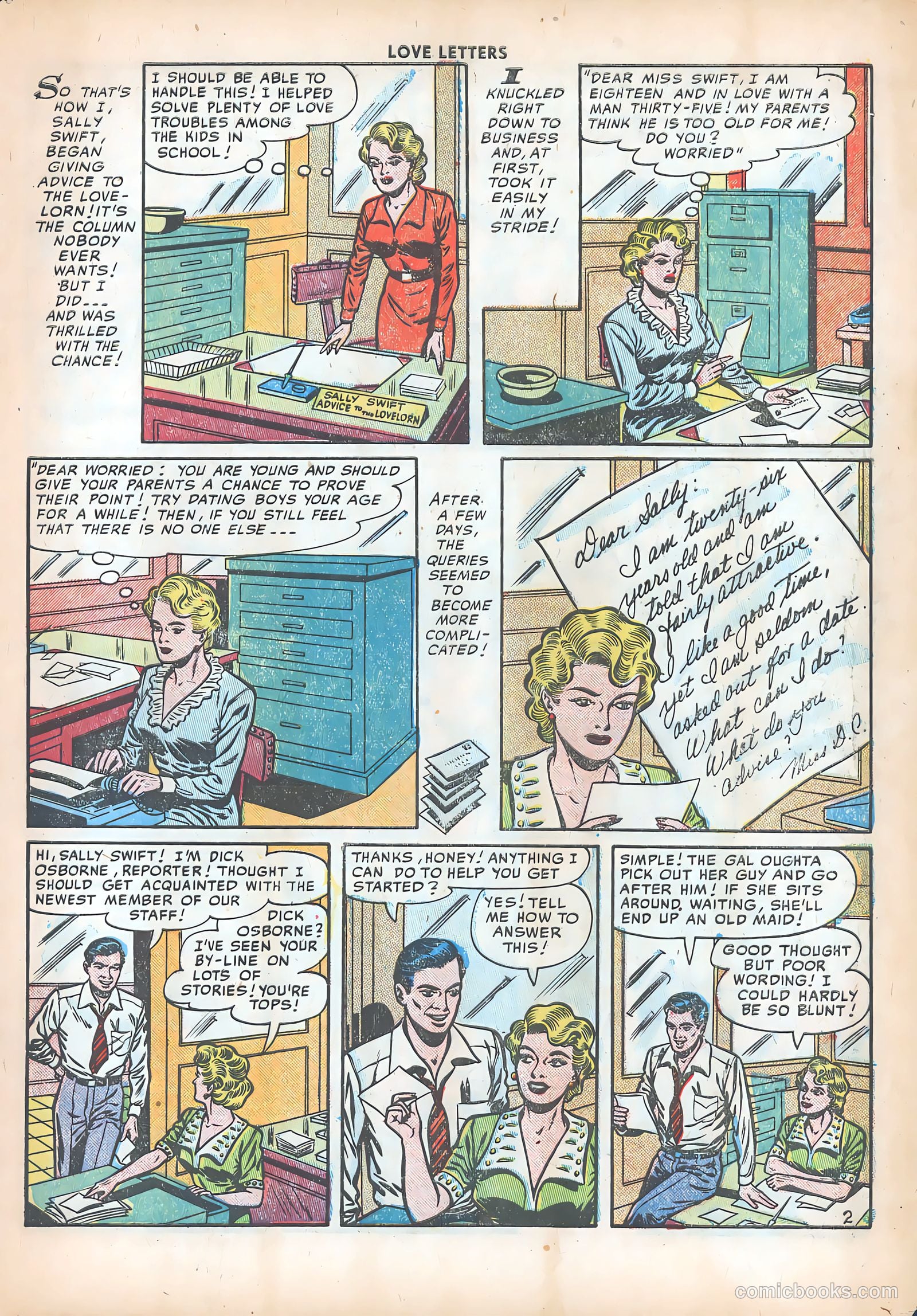 Love Letters #12 (1951) — page 19 of 36