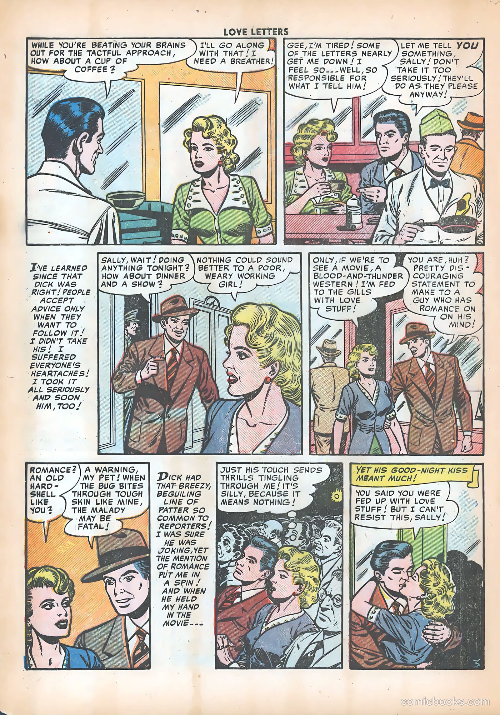Love Letters #12 (1951) — page 20 of 36