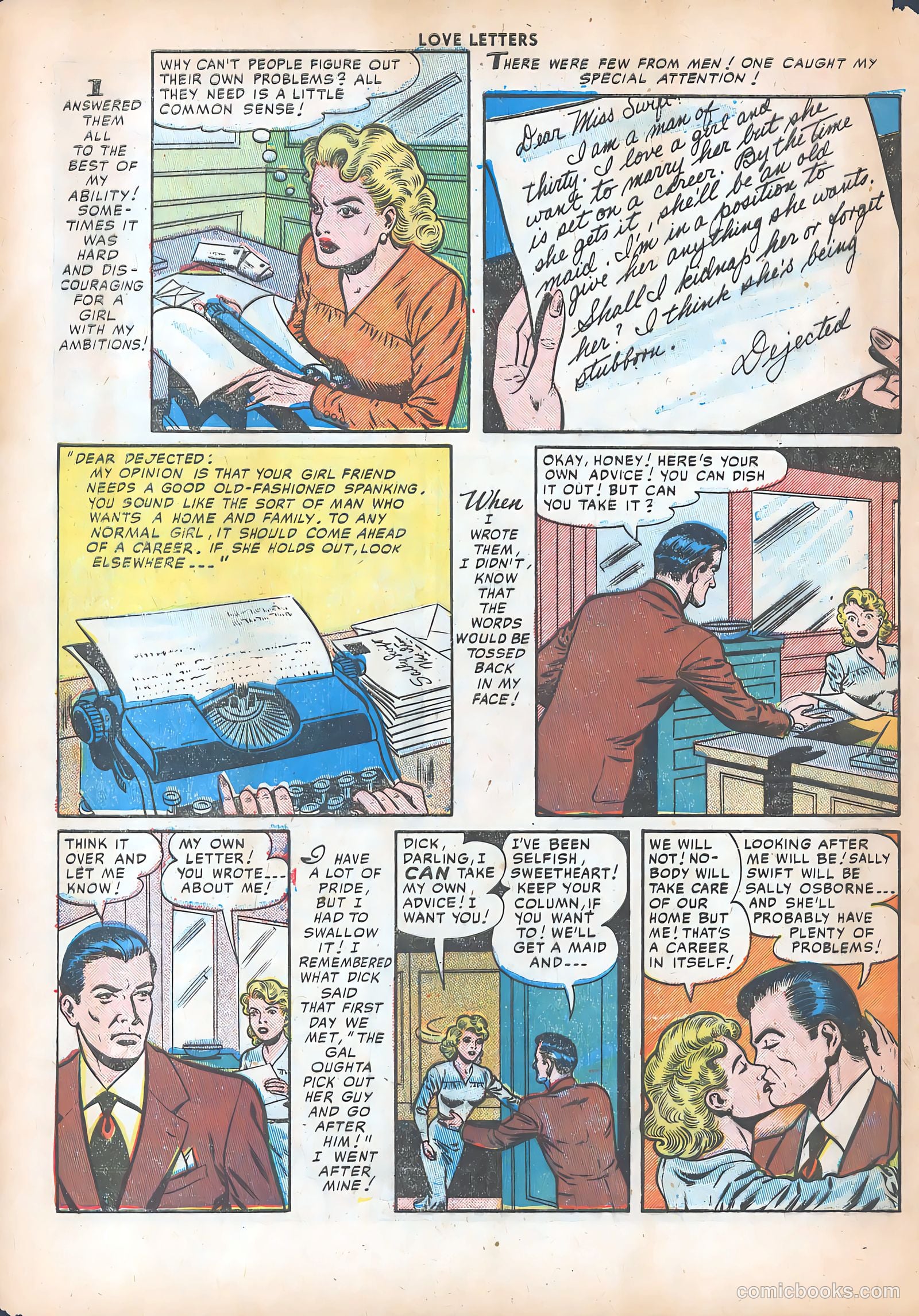 Love Letters #12 (1951) — page 24 of 36