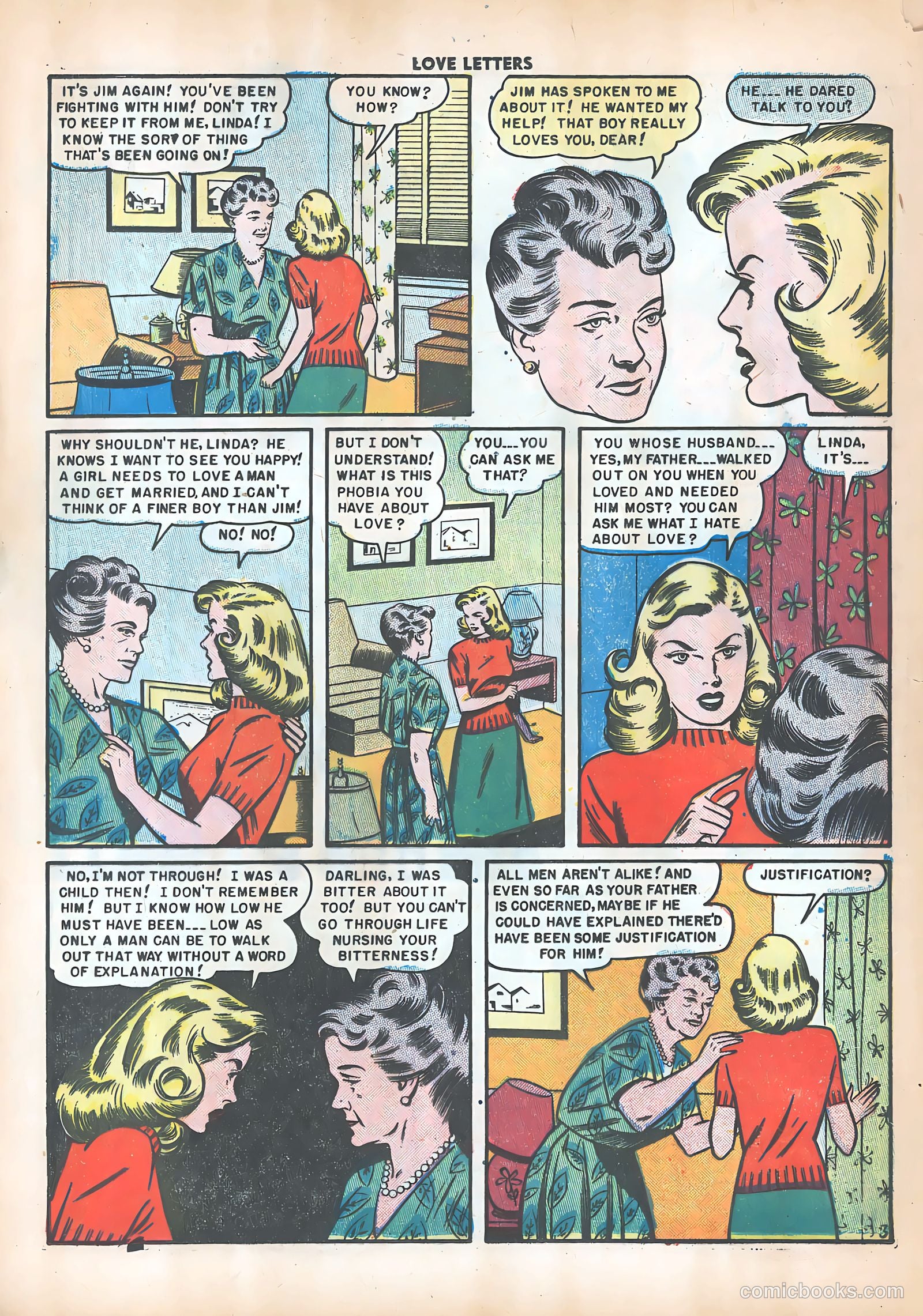 Love Letters #12 (1951) — page 28 of 36
