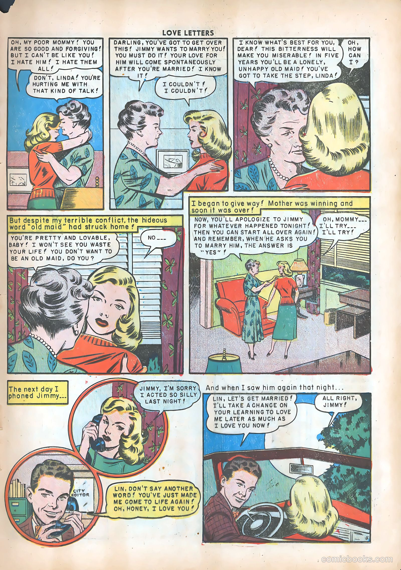 Love Letters #12 (1951) — page 29 of 36