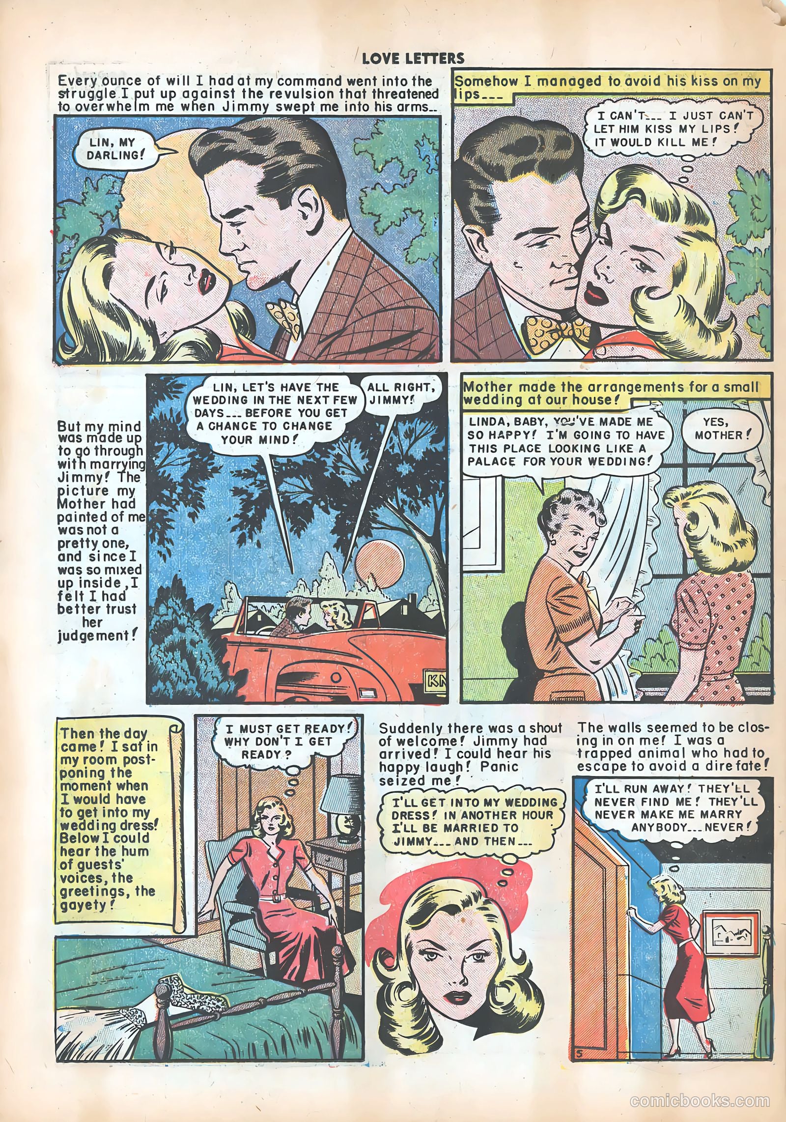 Love Letters #12 (1951) — page 30 of 36
