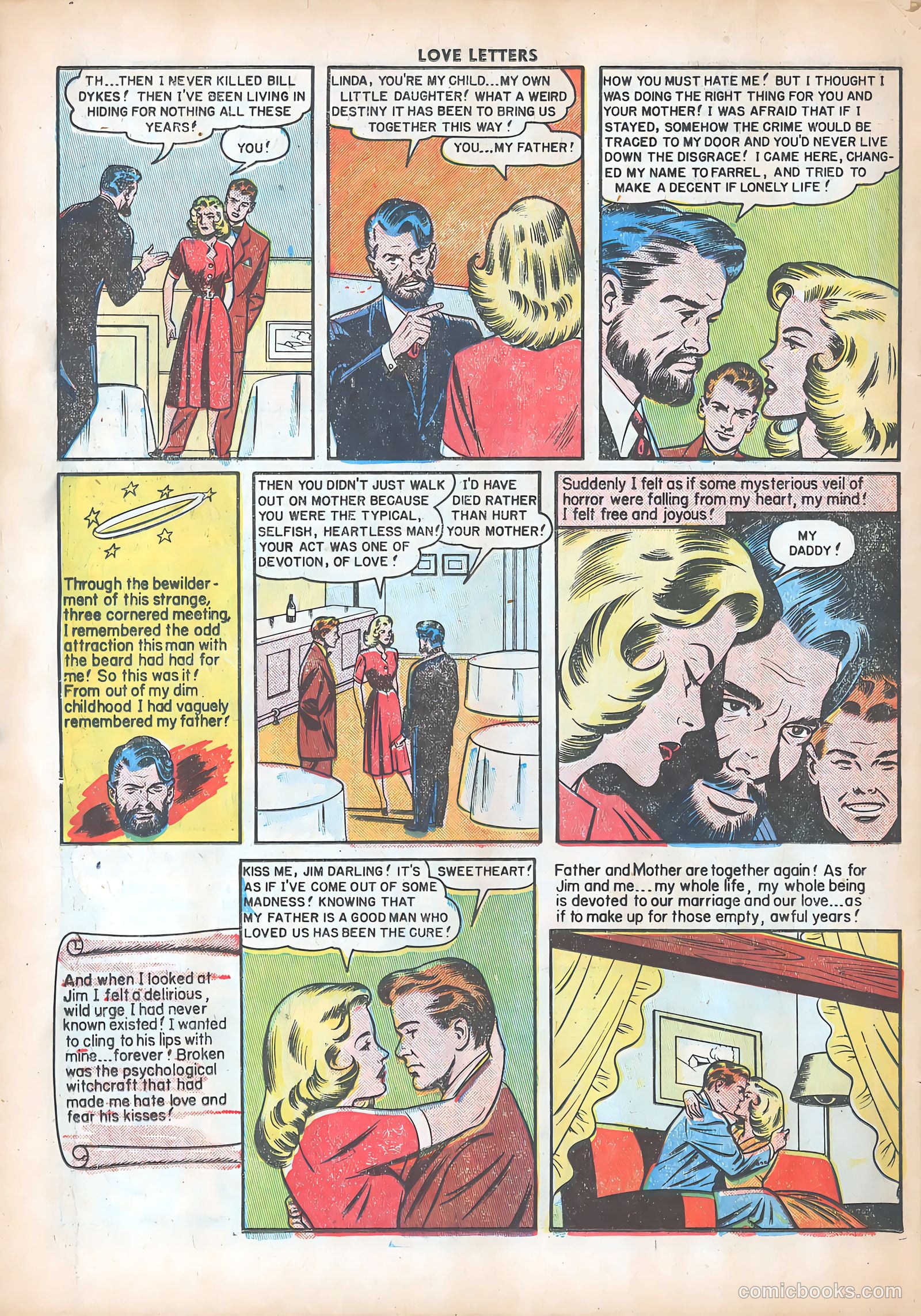 Love Letters #12 (1951) — page 34 of 36