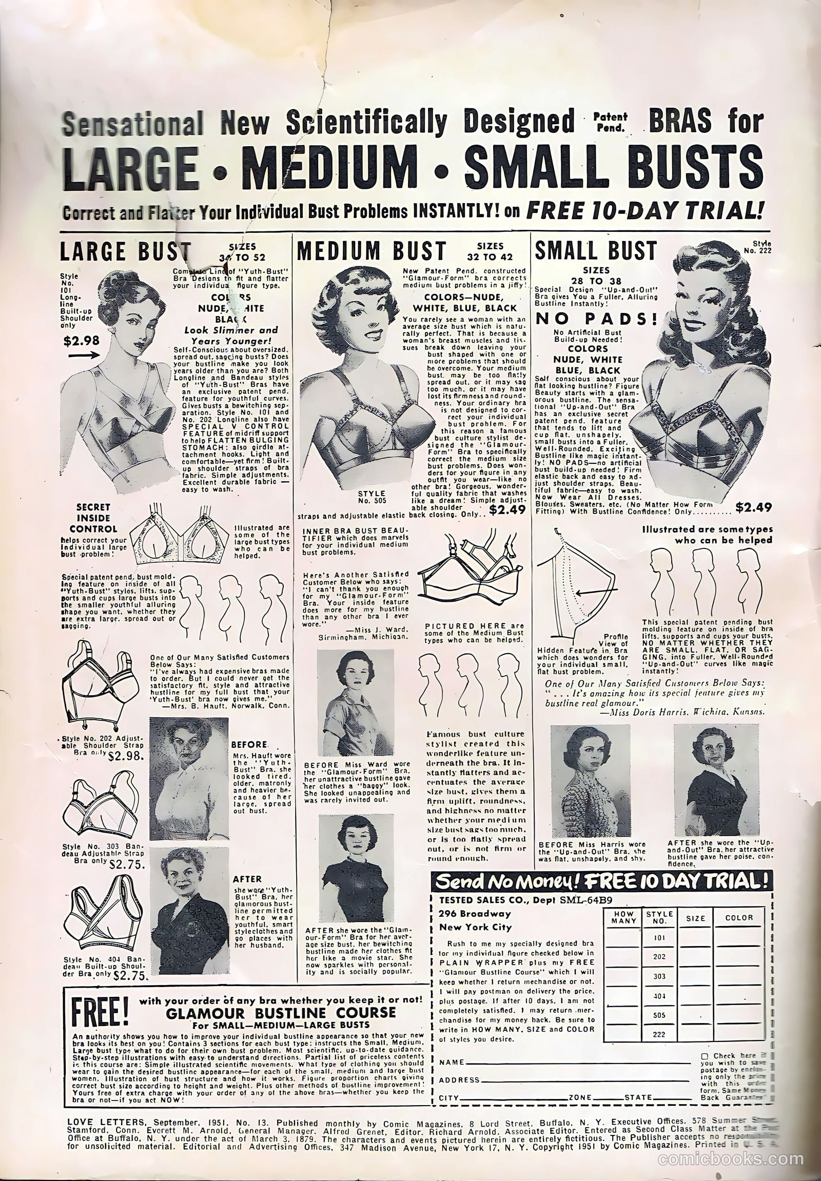 Love Letters #13 (1951) — page 2 of 36