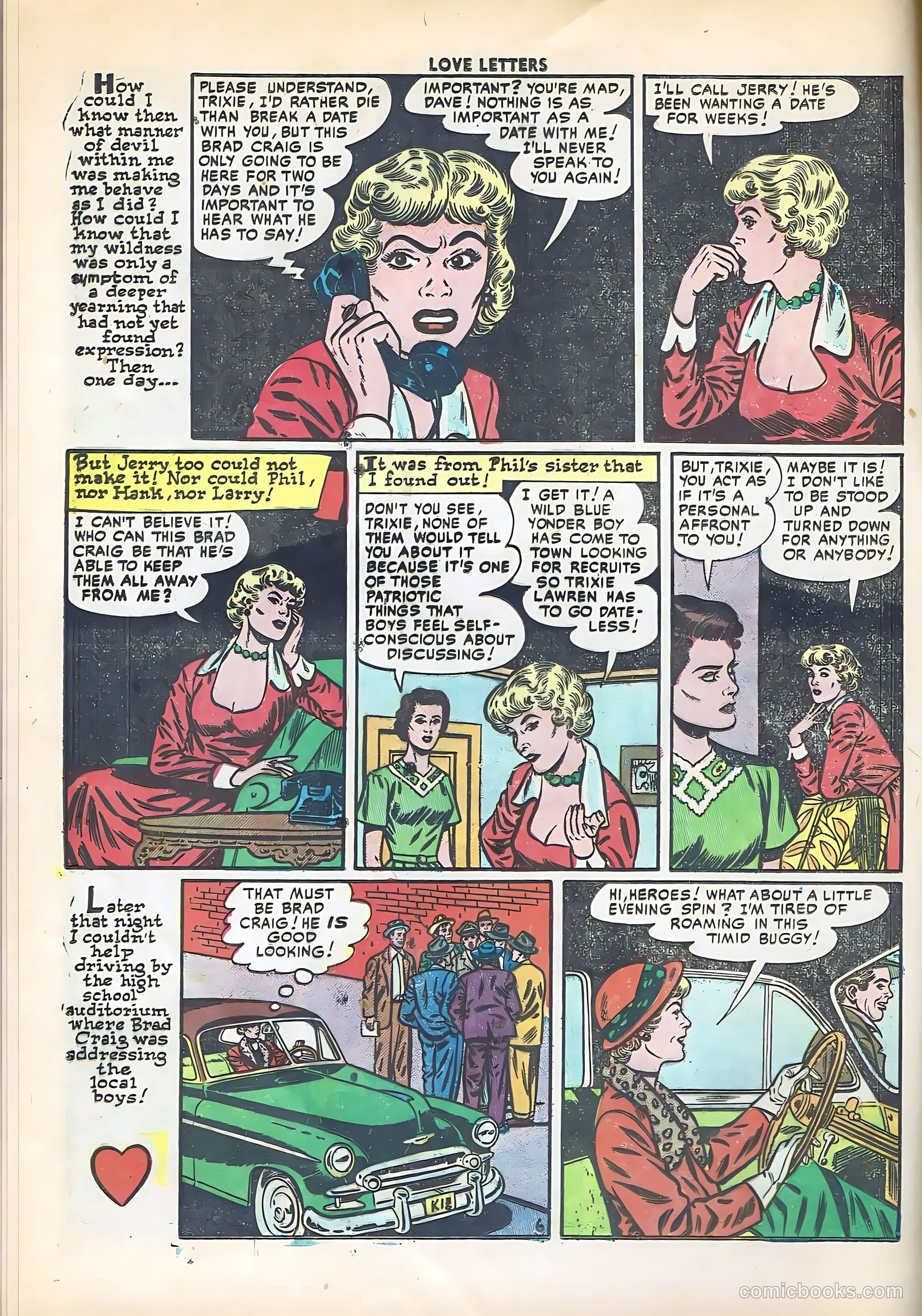 Love Letters #13 (1951) — page 8 of 36