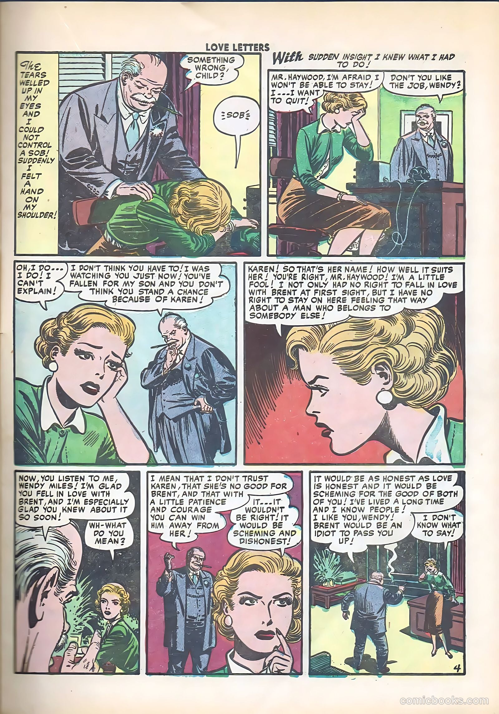 Love Letters #13 (1951) — page 15 of 36
