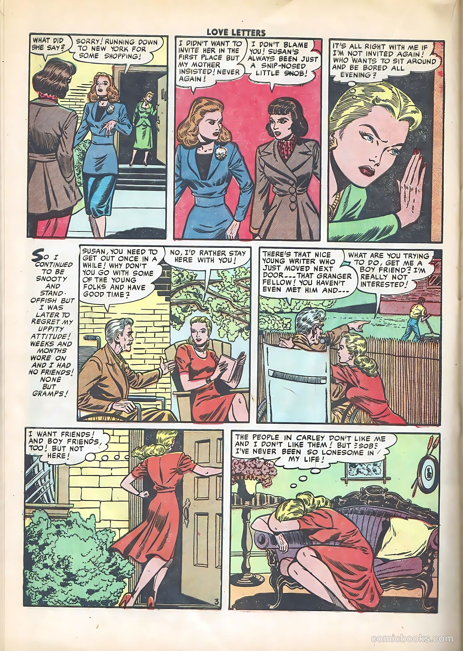 Love Letters #13 (1951) — page 20 of 36