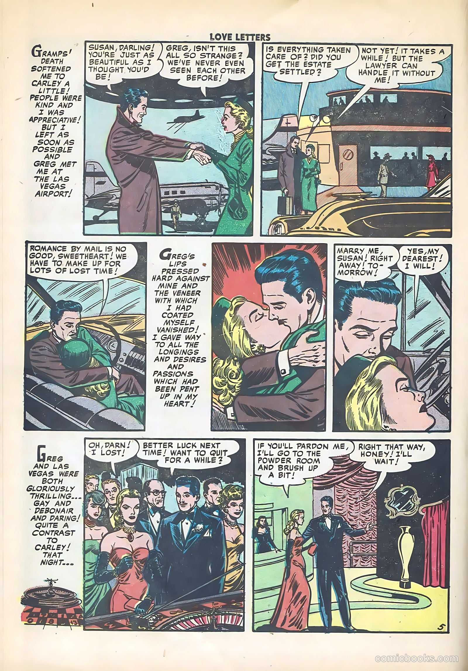 Love Letters #13 (1951) — page 22 of 36