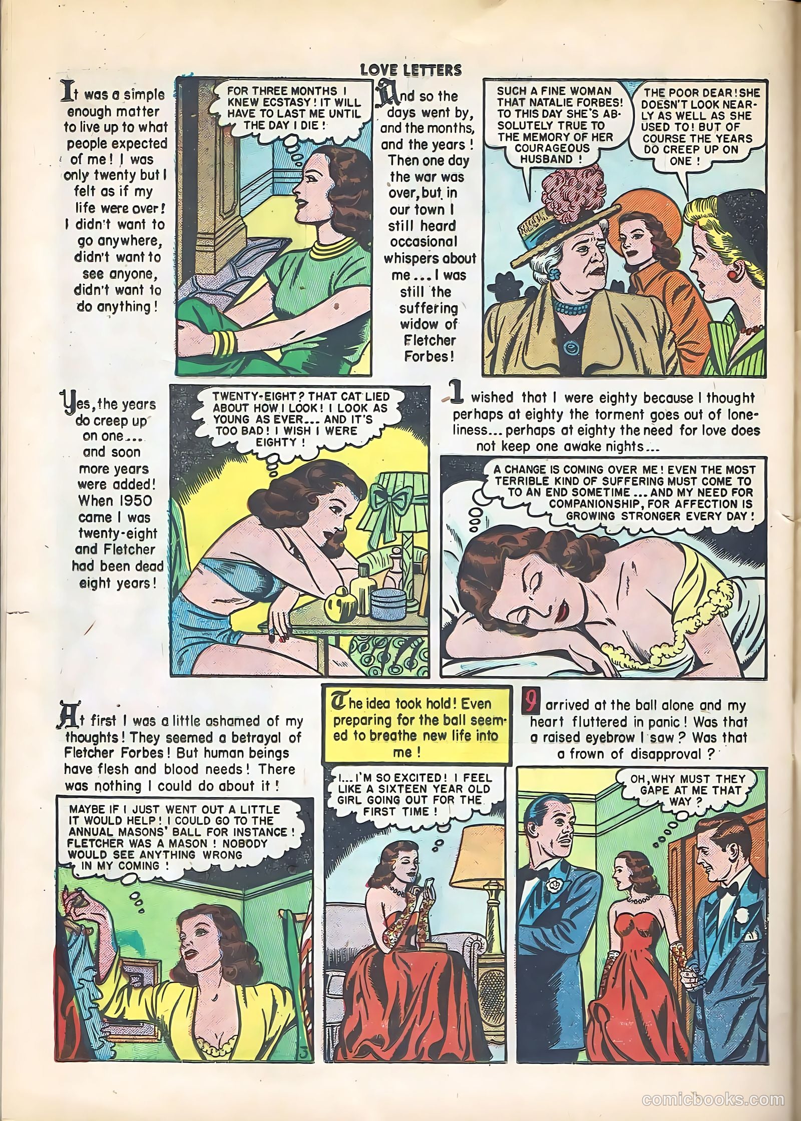 Love Letters #13 (1951) — page 28 of 36
