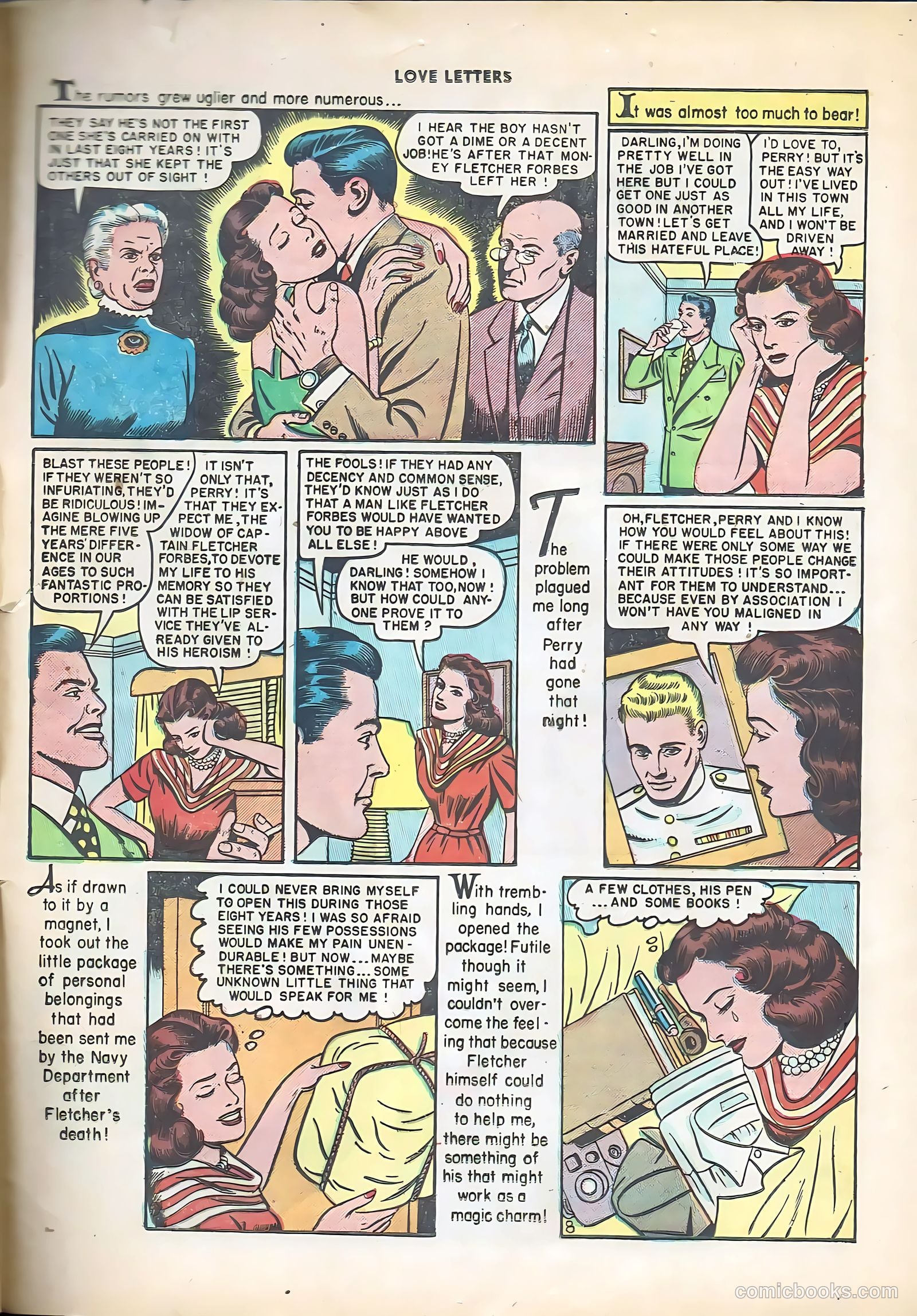 Love Letters #13 (1951) — page 33 of 36