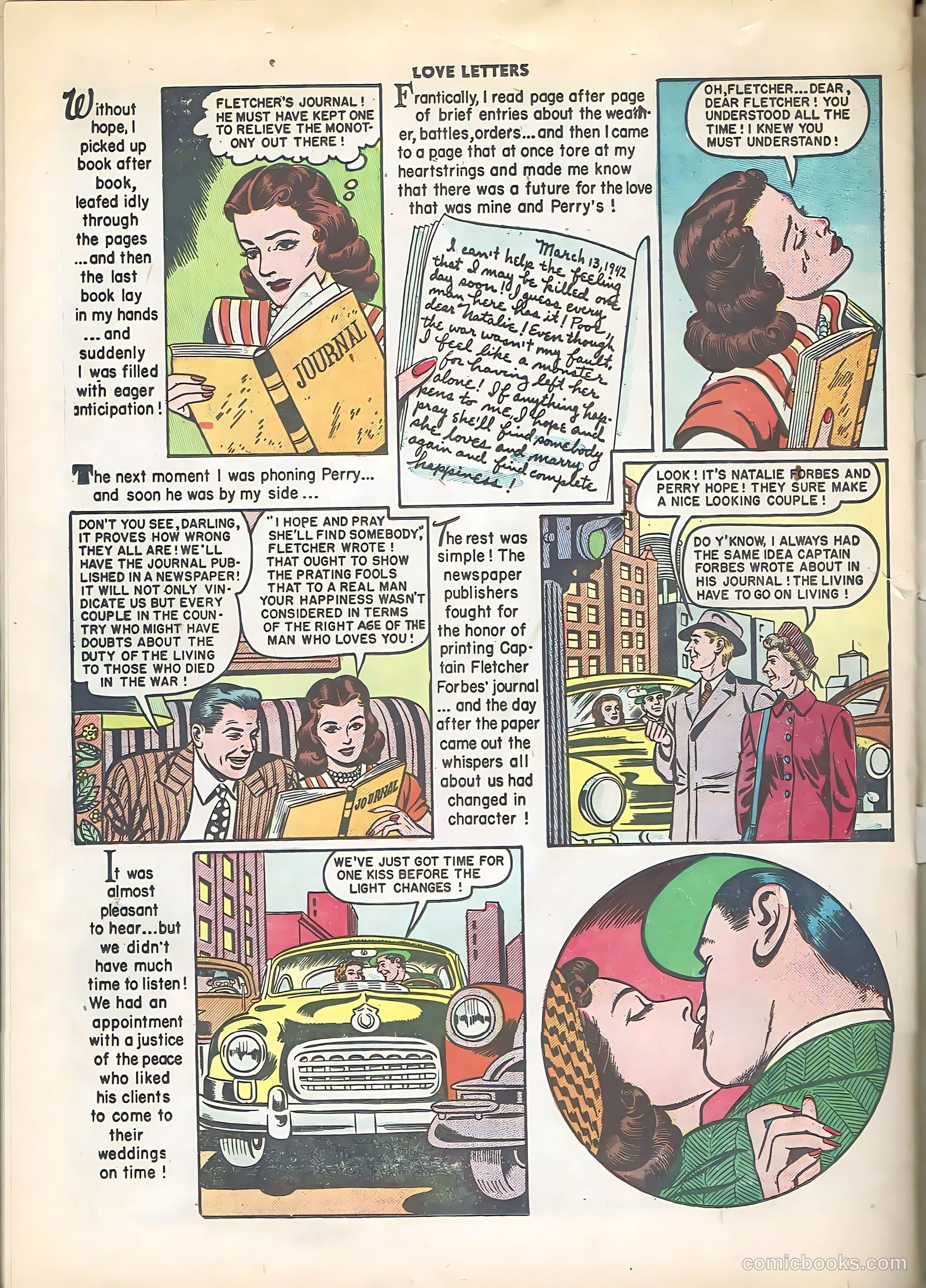 Love Letters #13 (1951) — page 34 of 36