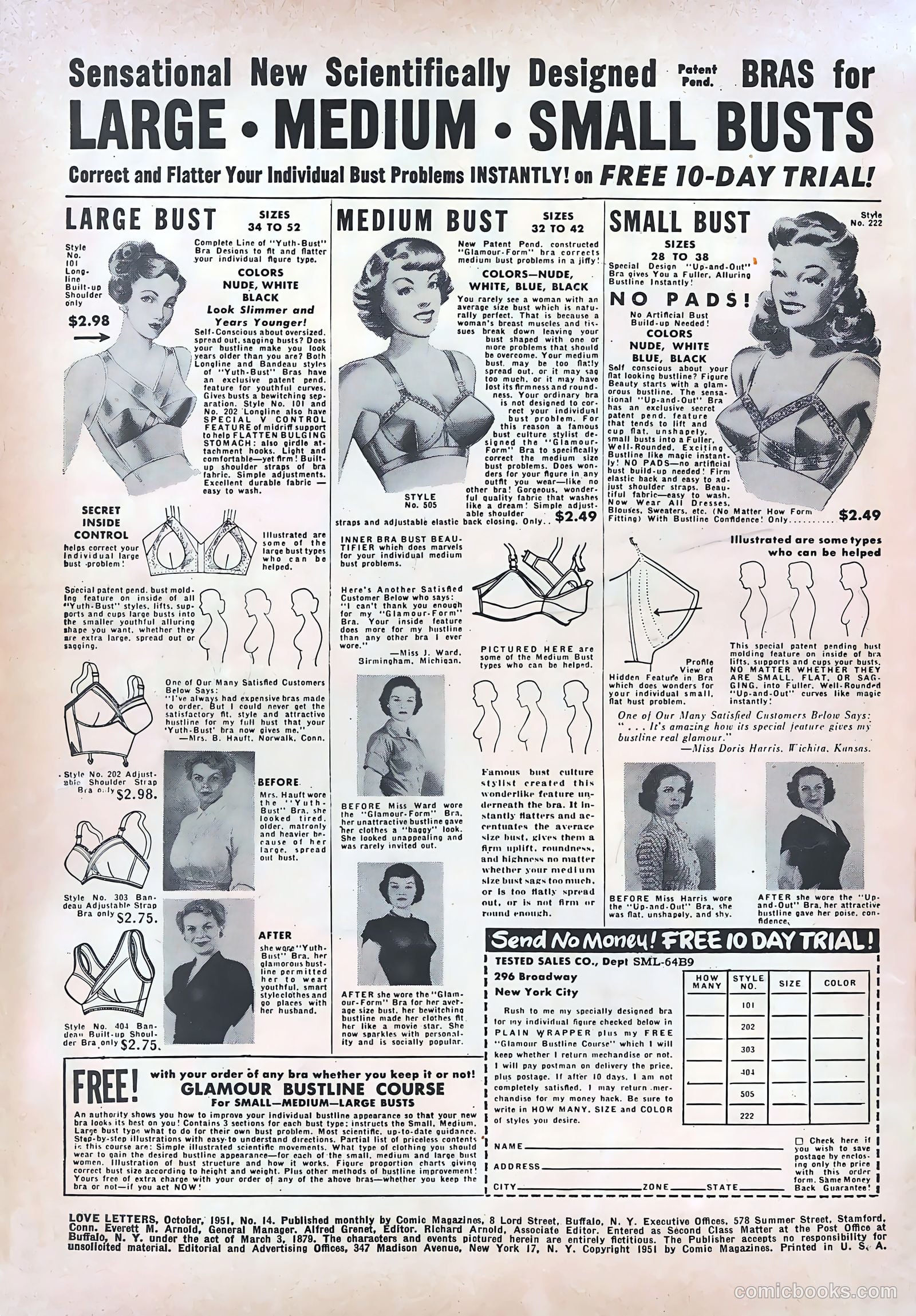 Love Letters #14 (1951) — page 2 of 36