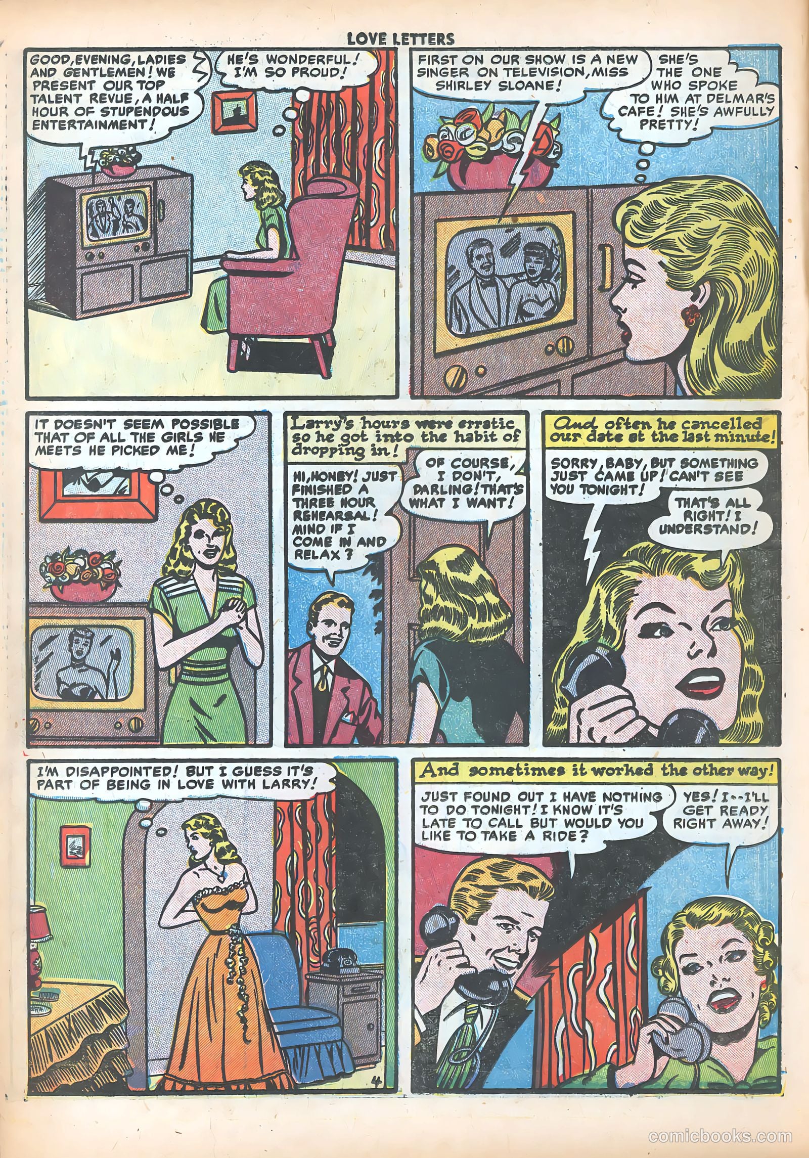 Love Letters #14 (1951) — page 6 of 36