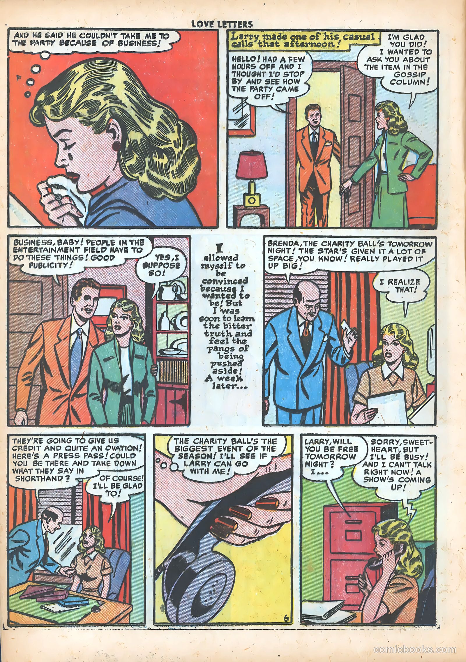 Love Letters #14 (1951) — page 8 of 36